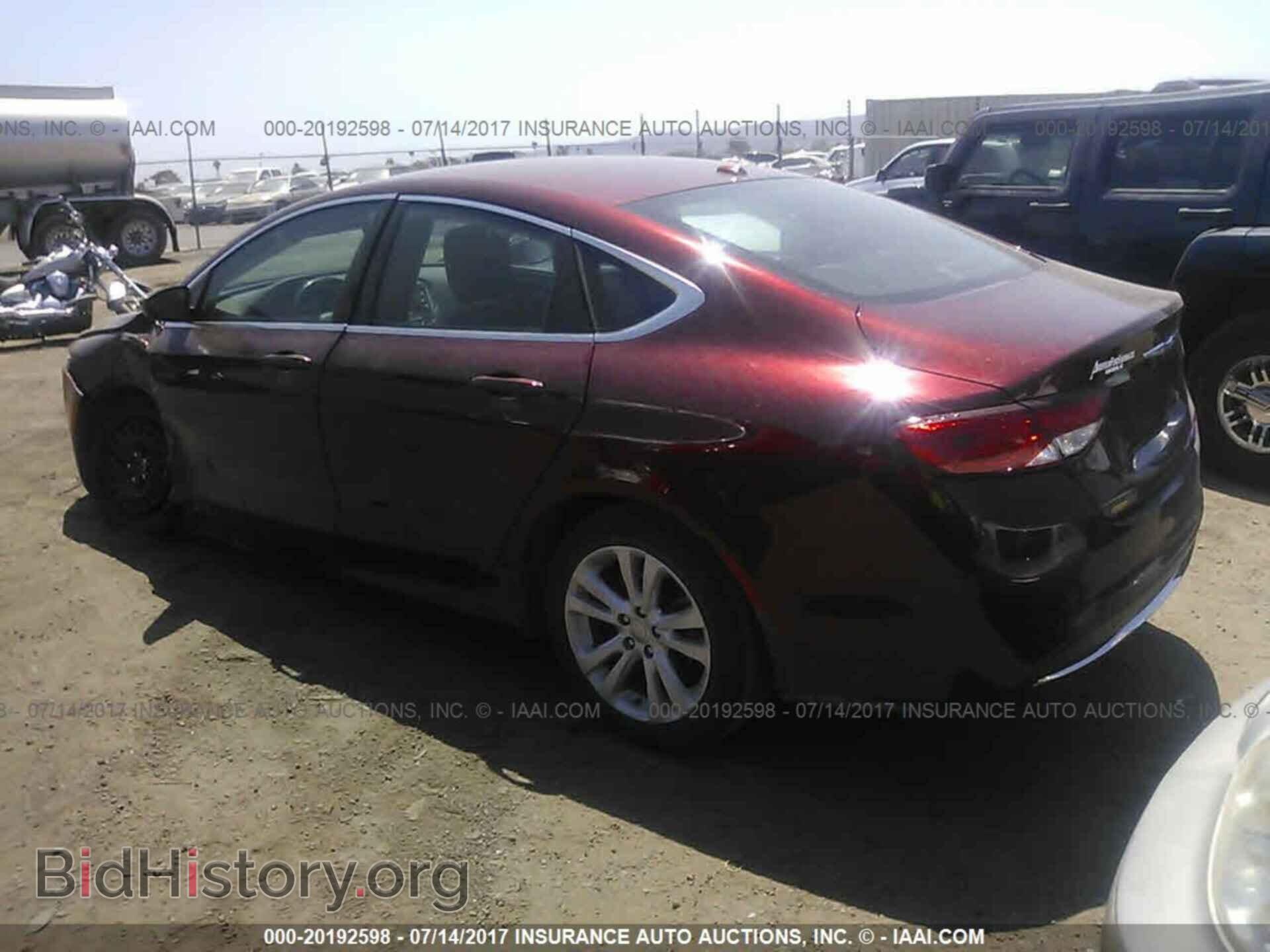 2015 Chrysler 200 - VIN: 1C3CCCAB2FN675676 - Фото 3