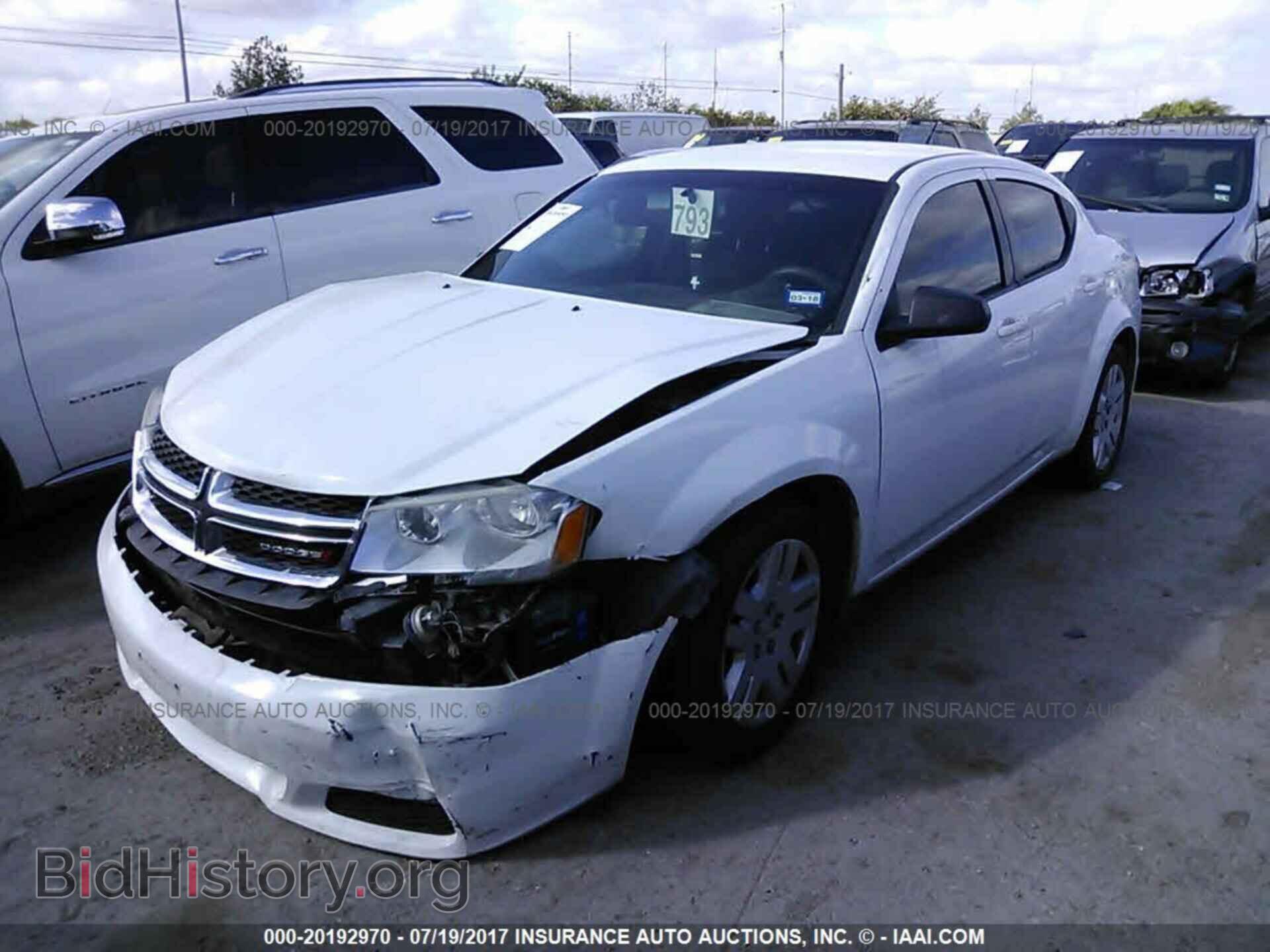 2013 Dodge Avenger - VIN: 1C3CDZAB9DN725311 - Фото 2