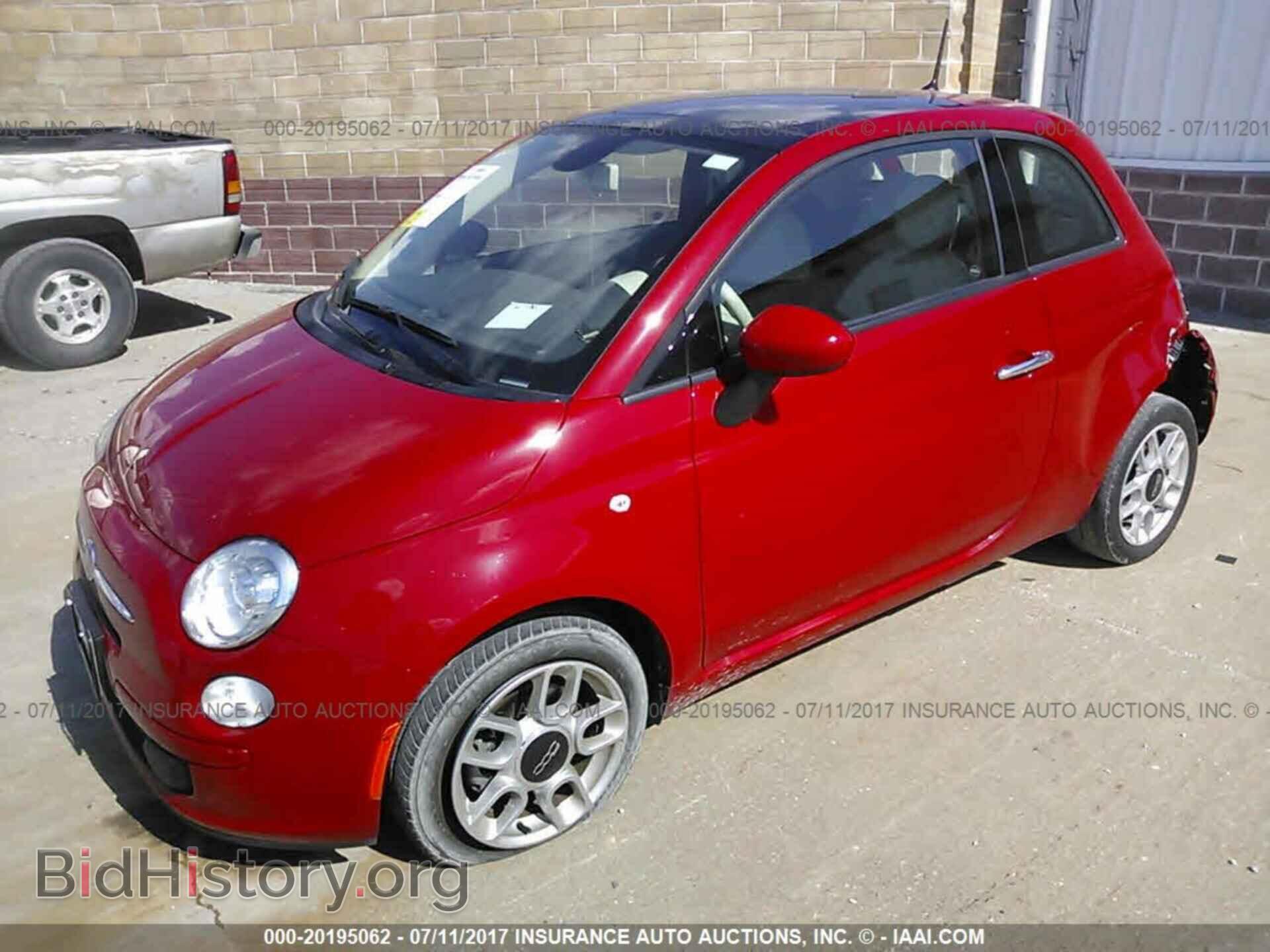2013 Fiat 500 - VIN: 3C3CFFAR5DT749711 - Фото 2
