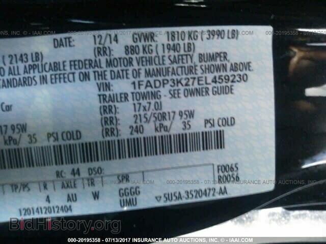 2014 Ford Focus - VIN: 1FADP3K27EL459230 - Фото 9