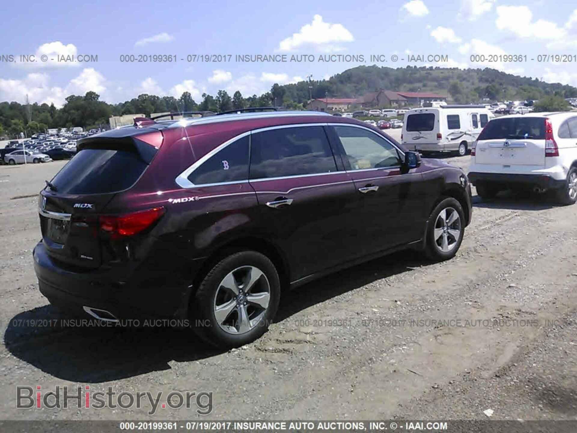2014 Acura Mdx - VIN: 5FRYD4H26EB023262 - Фото 4
