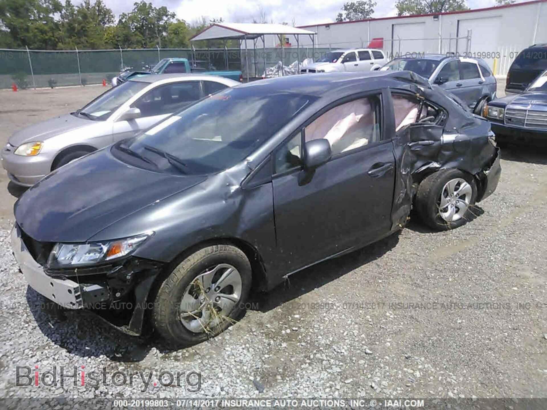 2013 Honda Civic - VIN: 2HGFB2F51DH581451 - Фото 2