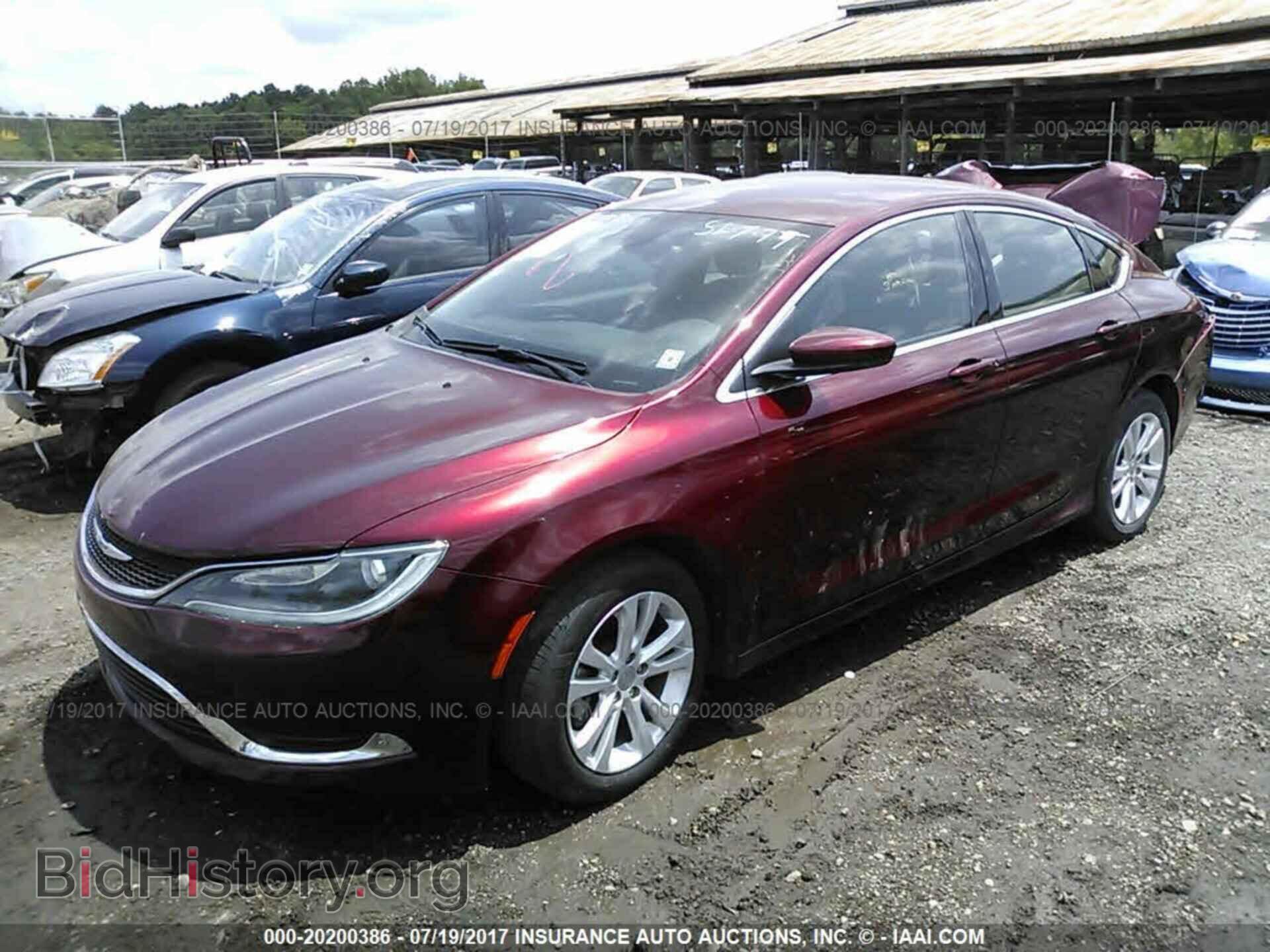 2015 Chrysler 200 - VIN: 1C3CCCAB2FN663138 - Фото 2
