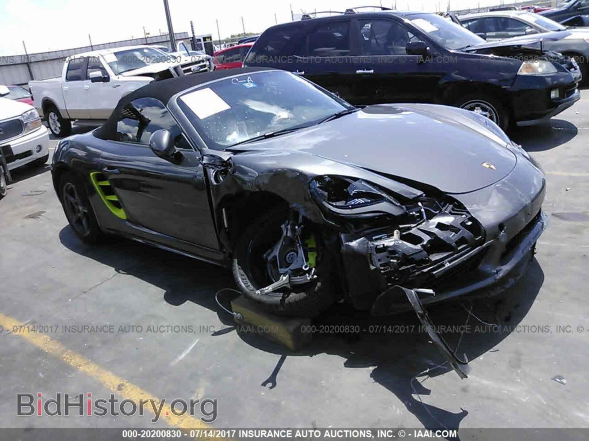 Фотография WP0CA2A84HS220462 - Porsche Boxster 2017