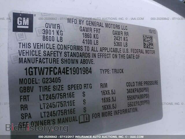 2014 Gmc Savana - VIN: 1GTW7FCA4E1901984 - Photo 9