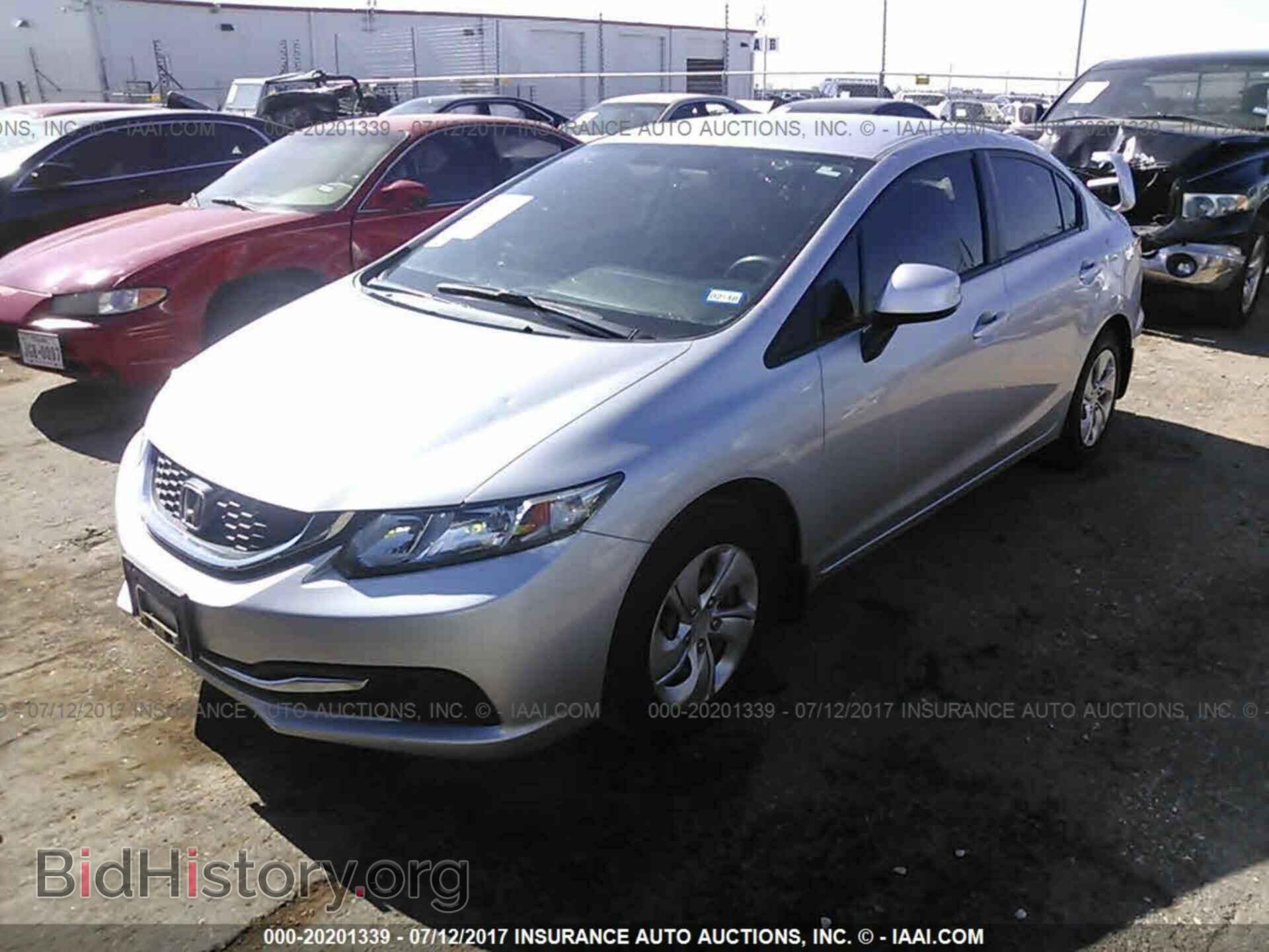2013 Honda Civic - VIN: 2HGFB2F56DH600236 - Фото 2