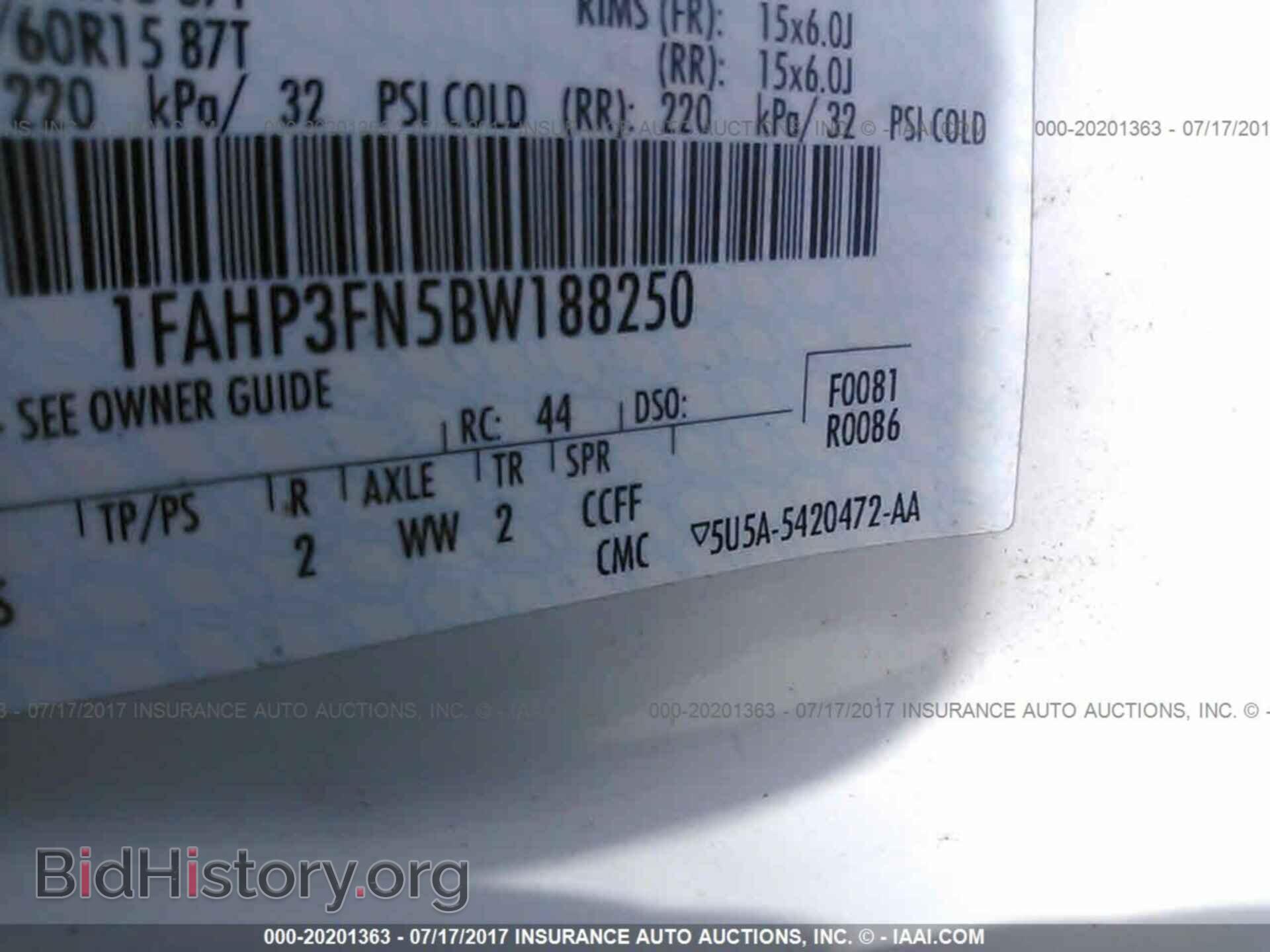 2011 Ford Focus - VIN: 1FAHP3FN5BW188250 - Фото 9