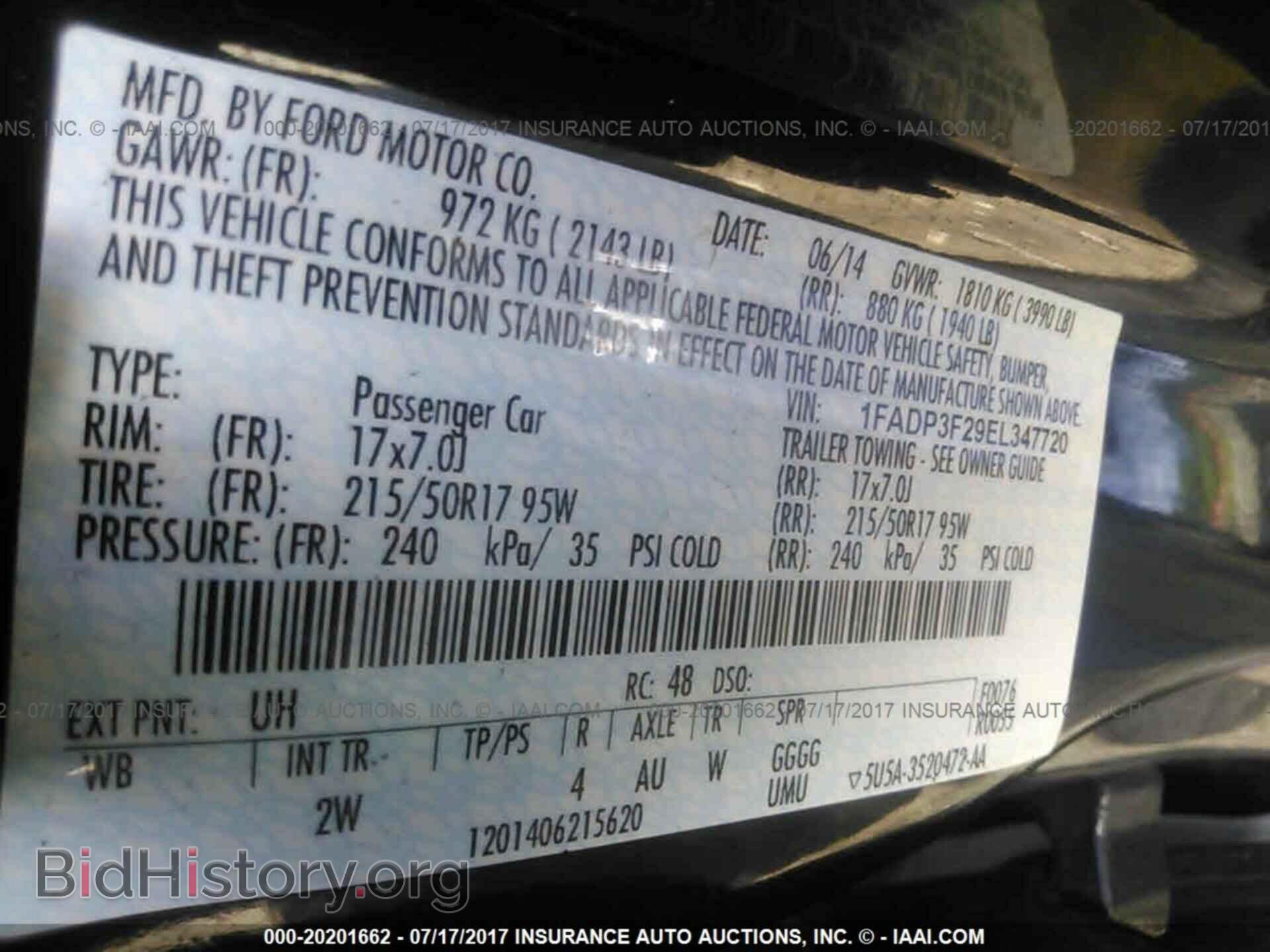 2014 Ford Focus - VIN: 1FADP3F29EL347720 - Фото 9