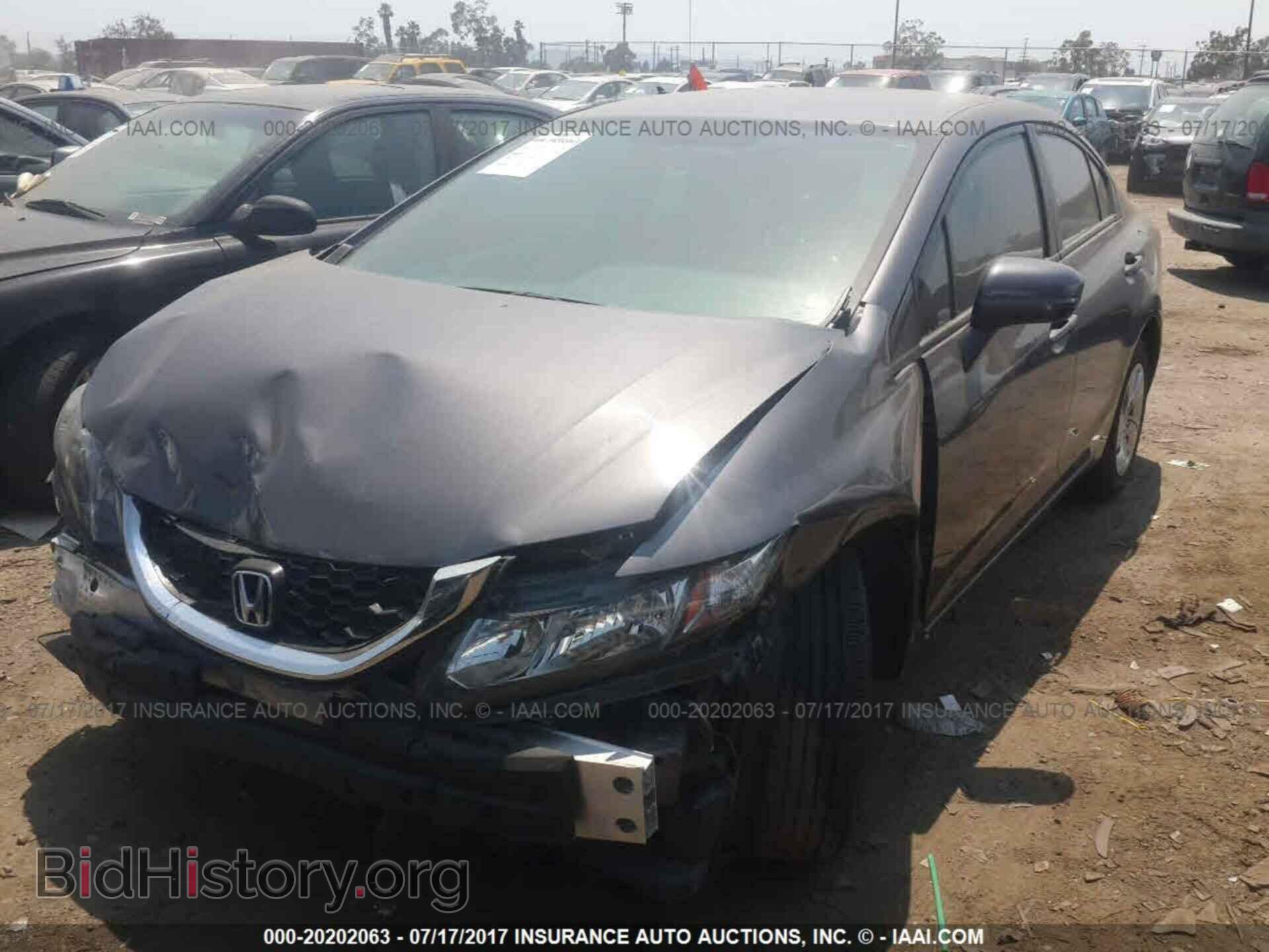 2014 Honda Civic - VIN: 19XFB2F51EE228378 - Фото 2