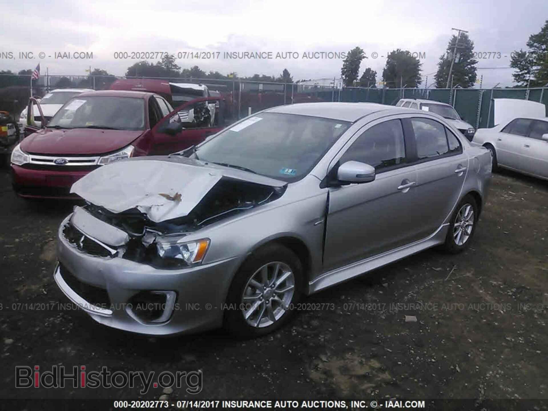 2016 Mitsubishi Lancer - VIN: JA32V2FW8GU008317 - Фото 2