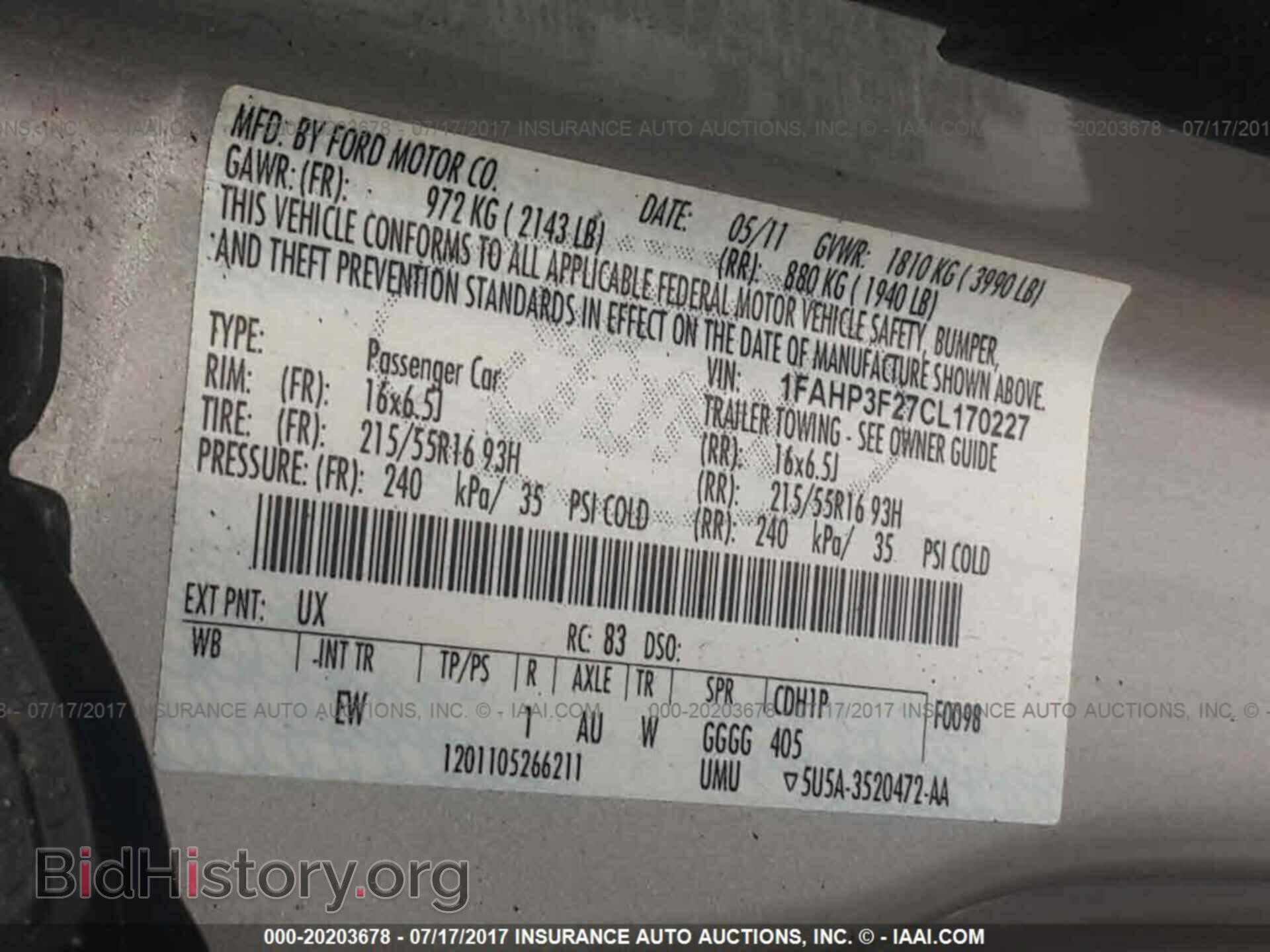 2012 Ford Focus - VIN: 1FAHP3F27CL170227 - Photo 9