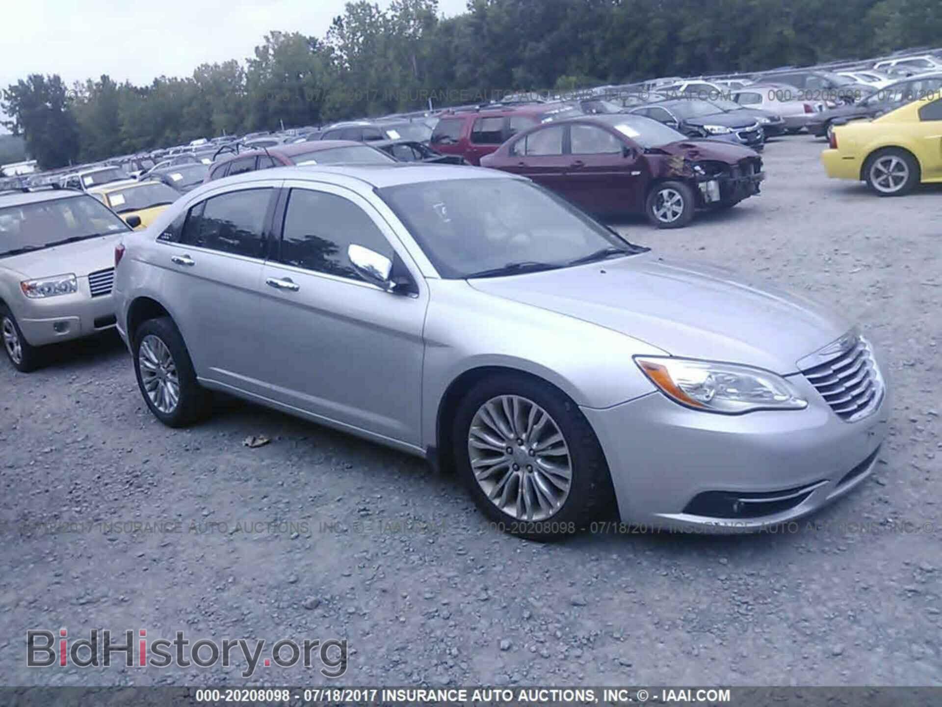 Фотография 1C3CCBCB1CN134508 - Chrysler 200 2012