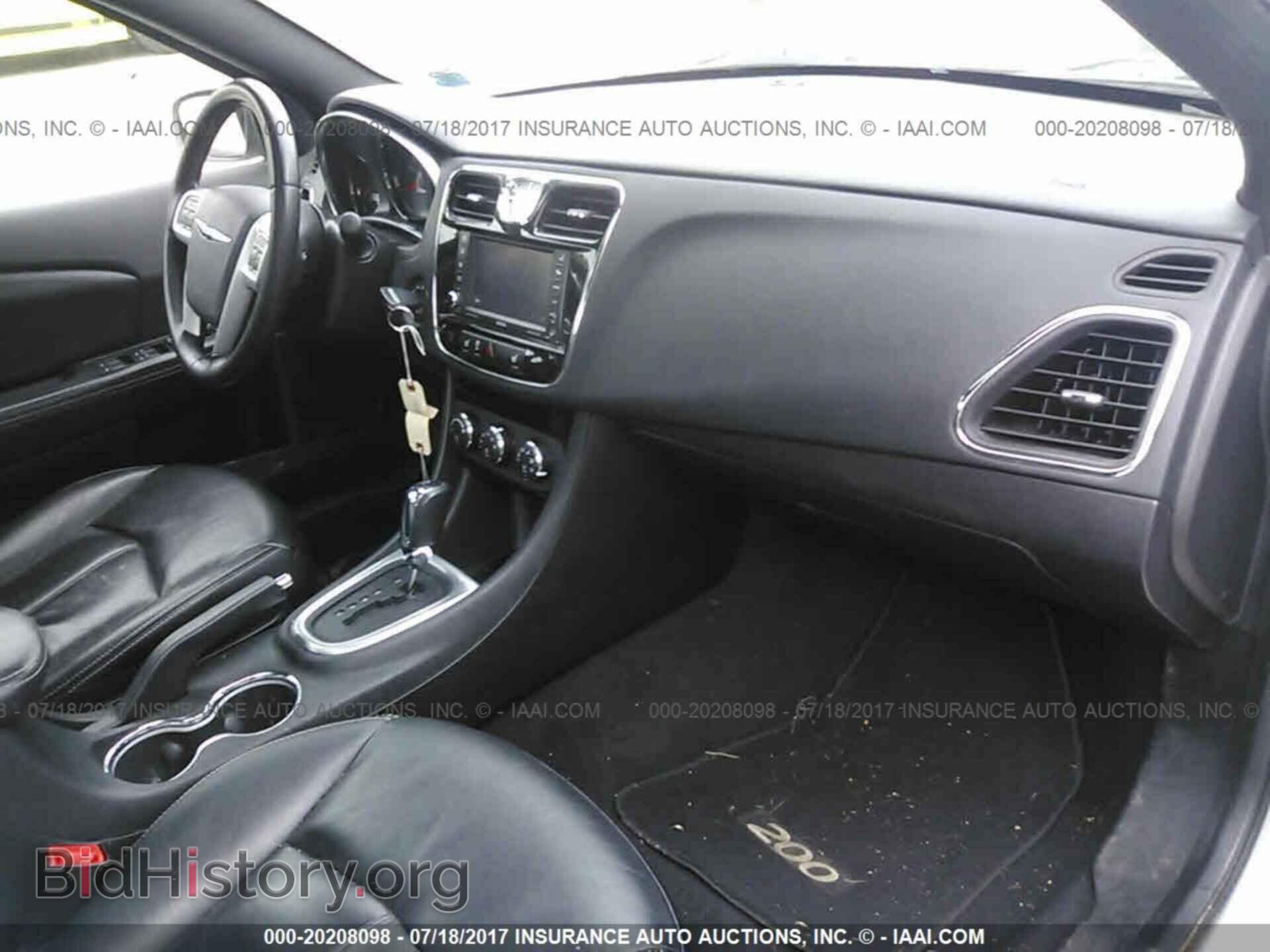2012 Chrysler 200 - VIN: 1C3CCBCB1CN134508 - Фото 5