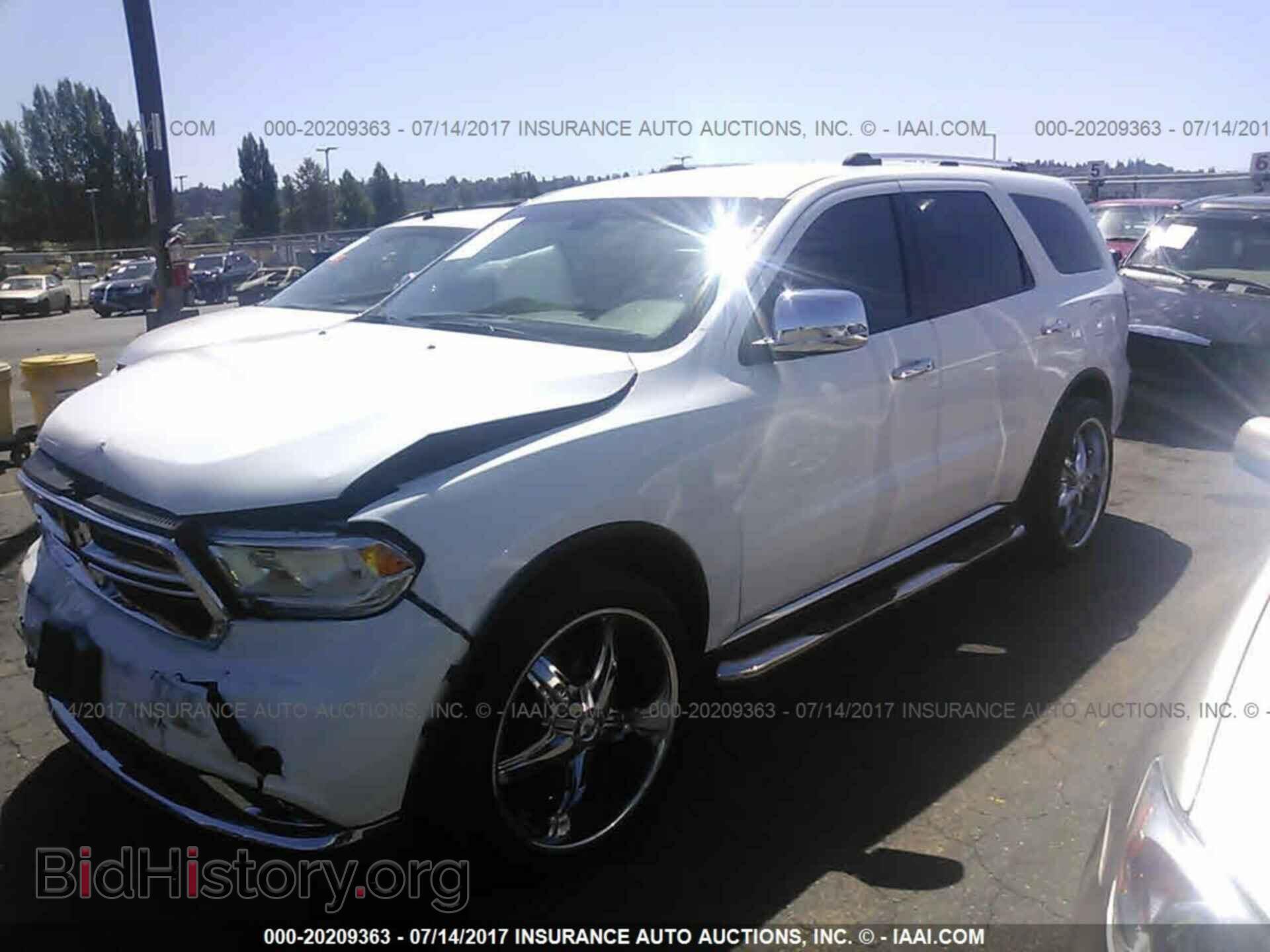 2014 Dodge Durango - VIN: 1C4RDHAG5EC277884 - Фото 2