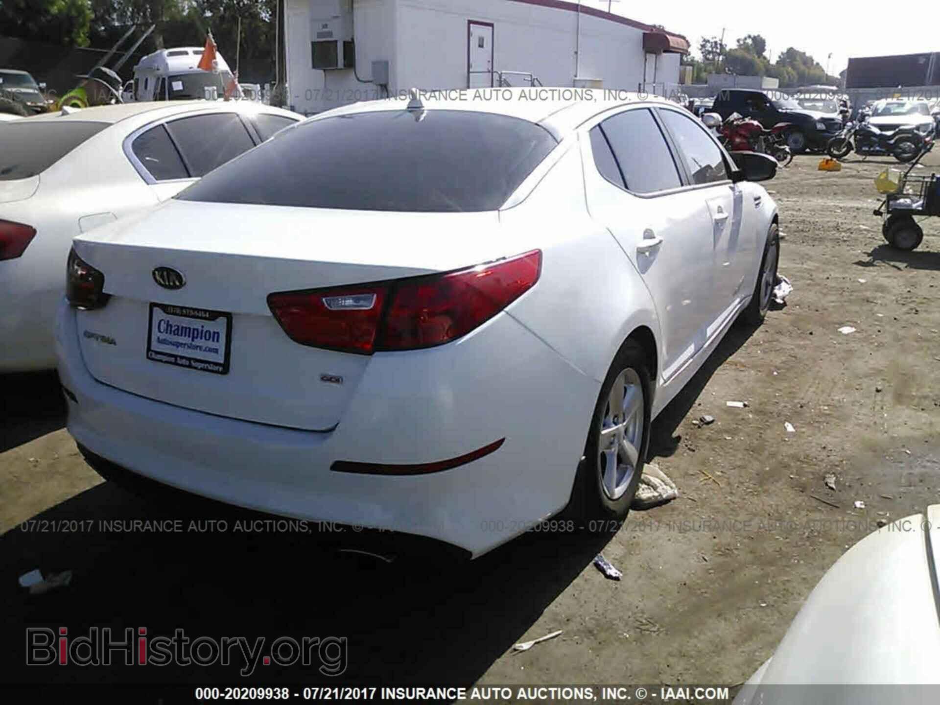 2015 Kia Optima - VIN: KNAGM4A71F5661843 - Фото 4