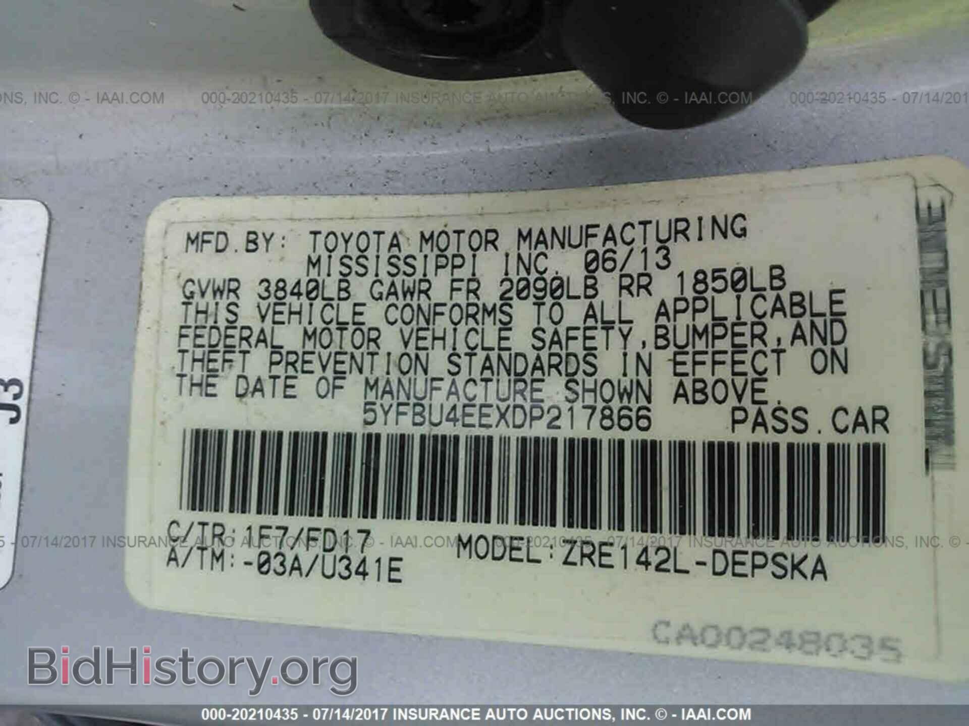 2013 Toyota Corolla - VIN: 5YFBU4EEXDP217866 - Photo 9