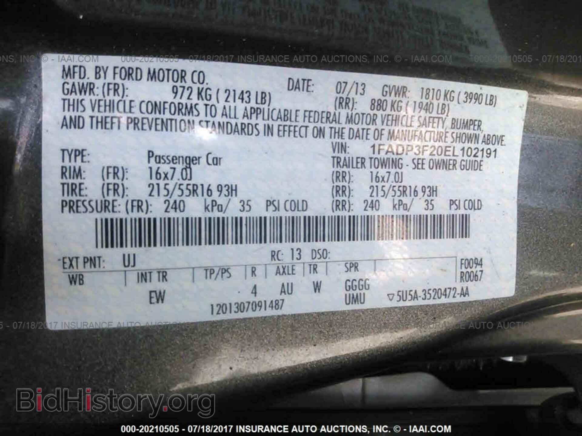 2014 Ford Focus - VIN: 1FADP3F20EL102191 - Photo 9