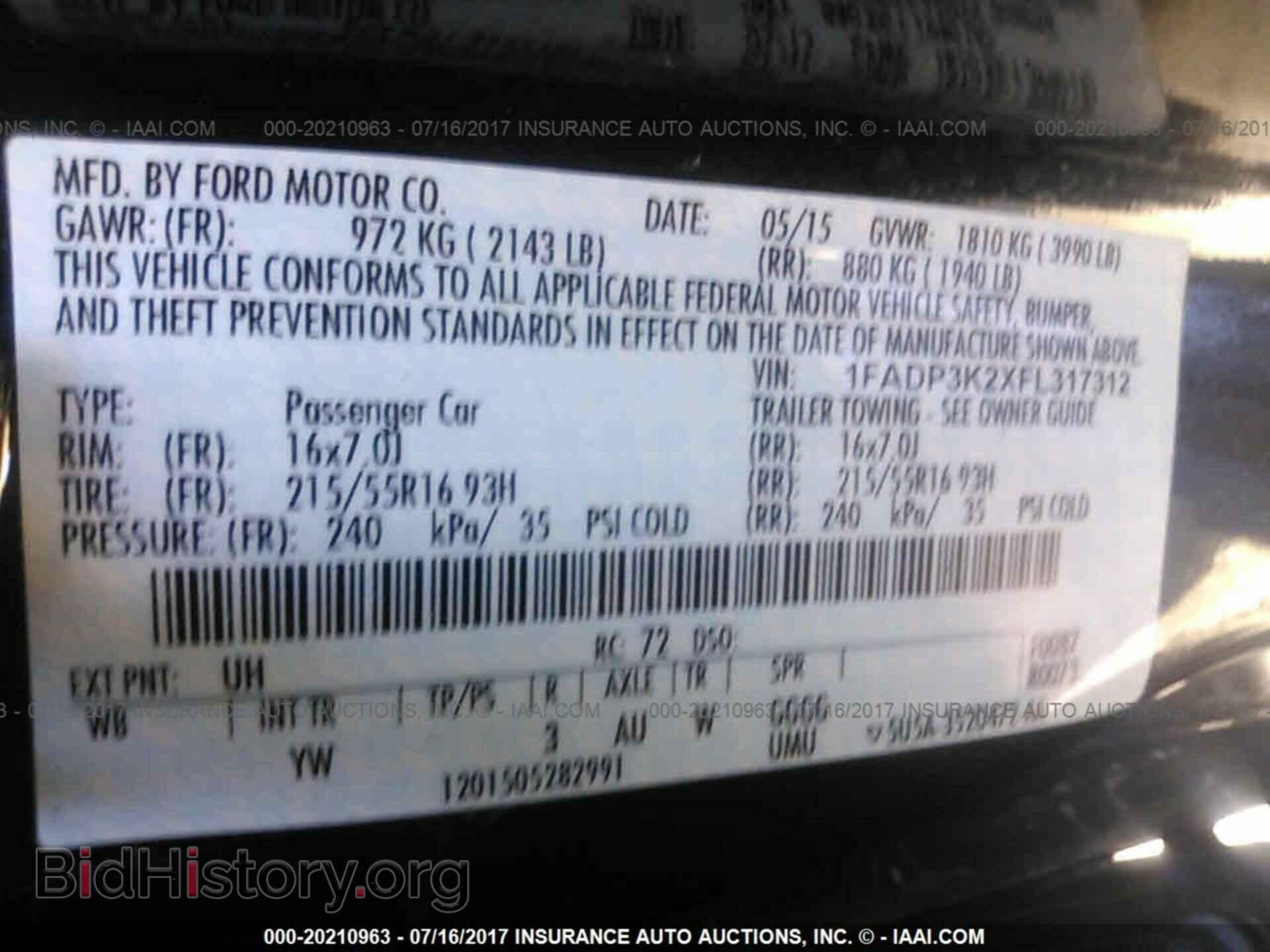 2015 Ford Focus - VIN: 1FADP3K2XFL317312 - Photo 9
