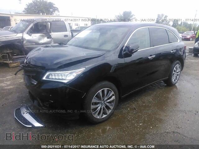 2016 Acura Mdx - VIN: 5FRYD4H47GB005809 - Фото 2