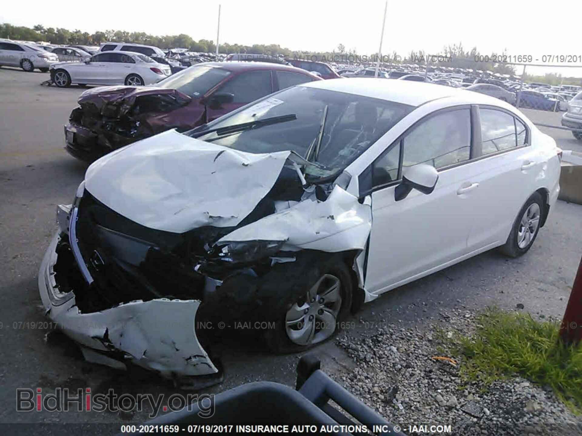 2013 Honda Civic - VIN: 19XFB2F53DE064663 - Фото 2