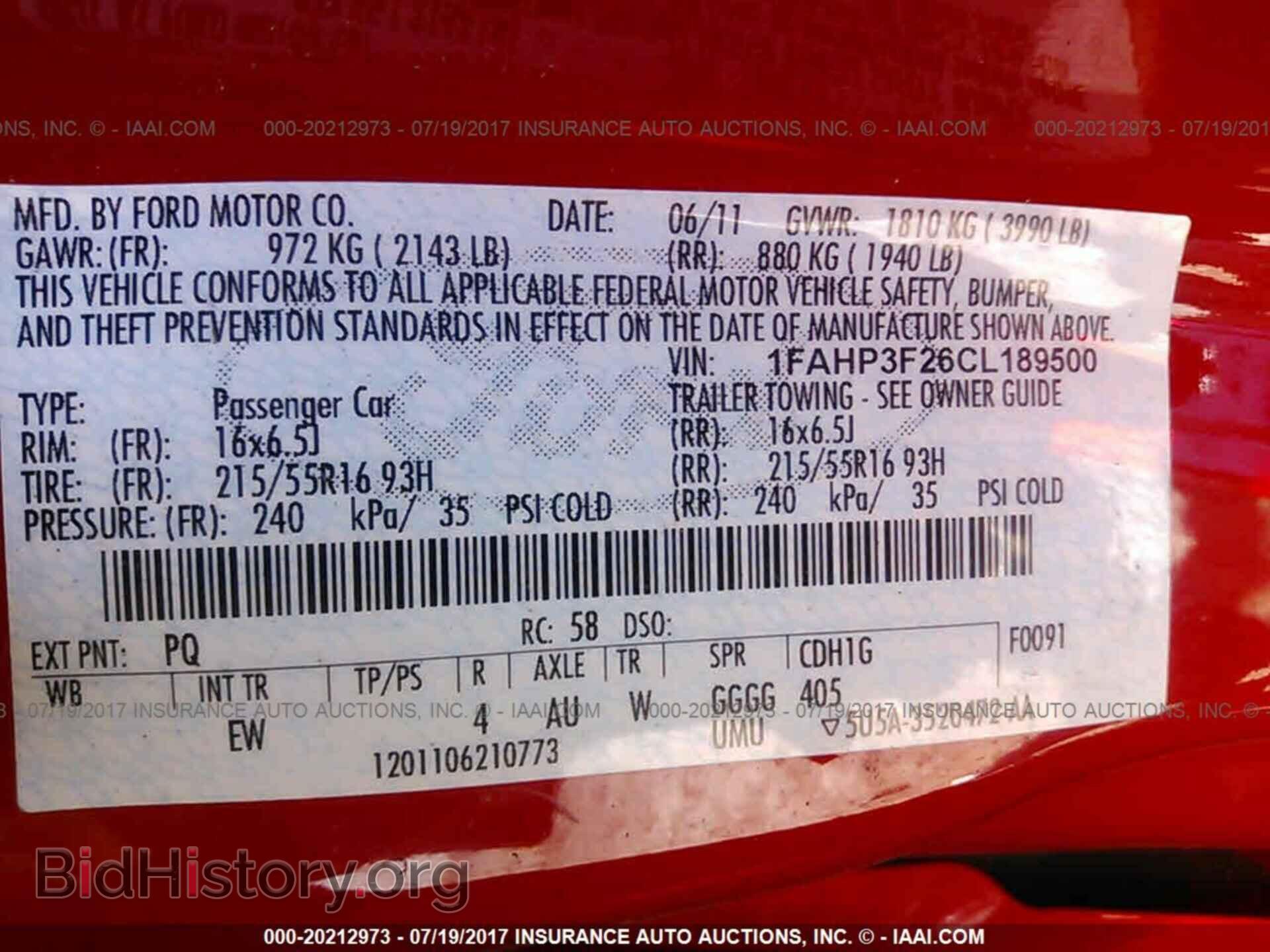 2012 Ford Focus - VIN: 1FAHP3F26CL189500 - Фото 9