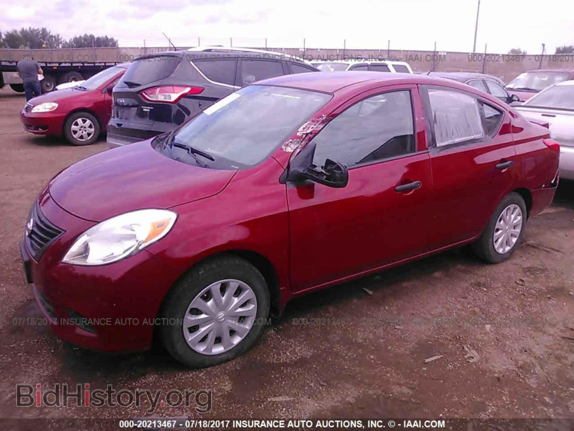 2014 Nissan Versa - VIN: 3N1CN7AP0EL802001 - Фото 2