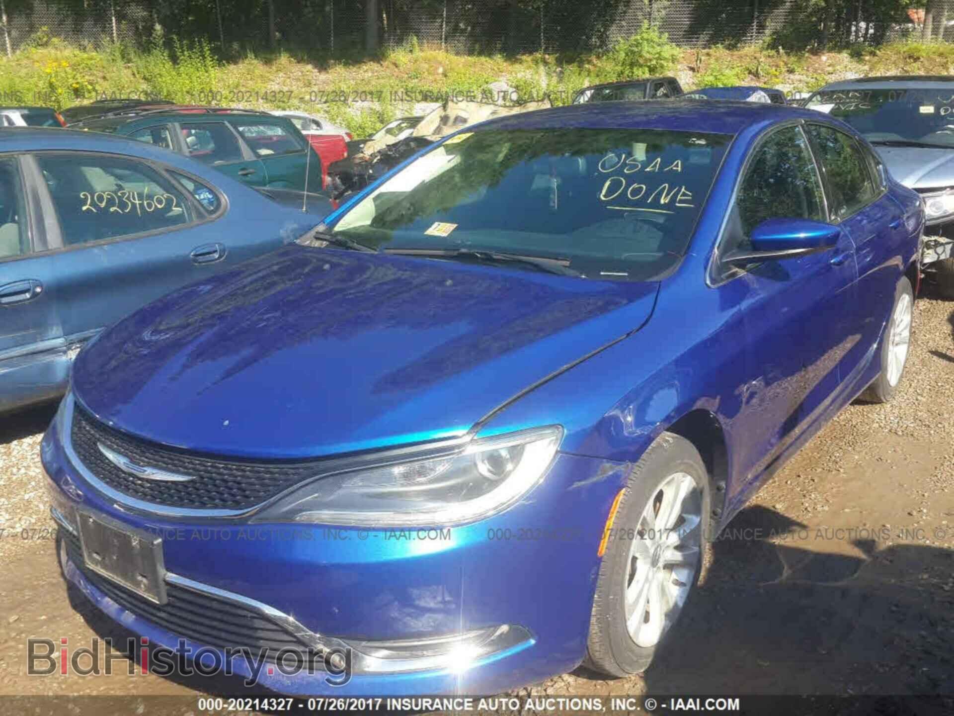 2015 Chrysler 200 - VIN: 1C3CCCAB1FN735754 - Photo 2