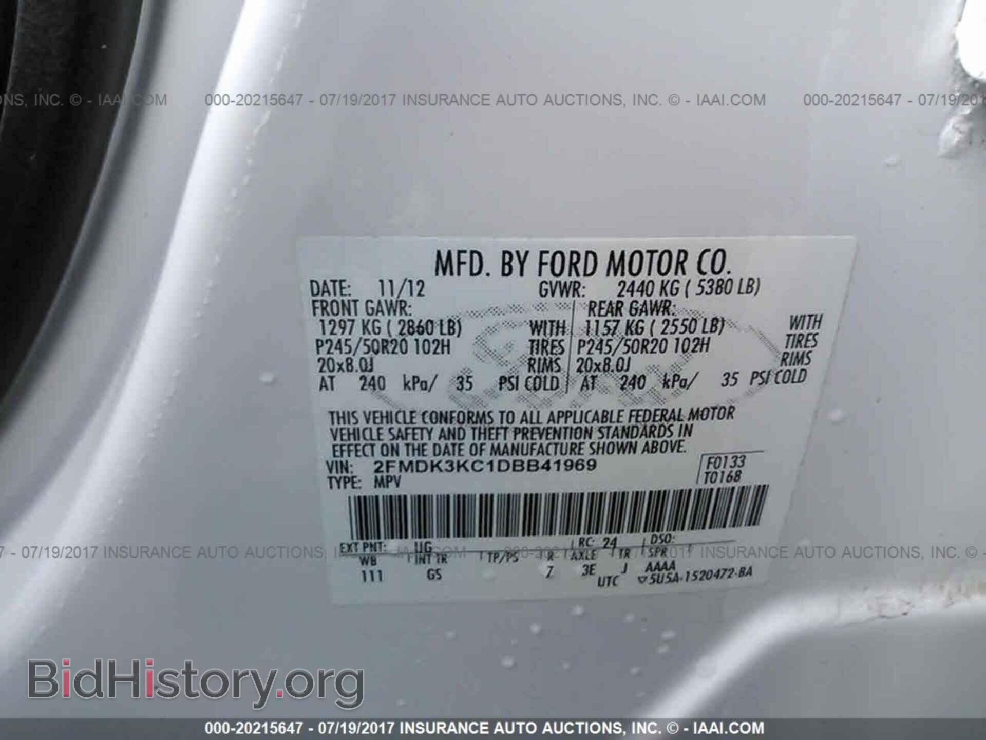 2013 Ford Edge - VIN: 2FMDK3KC1DBB41969 - Photo 9