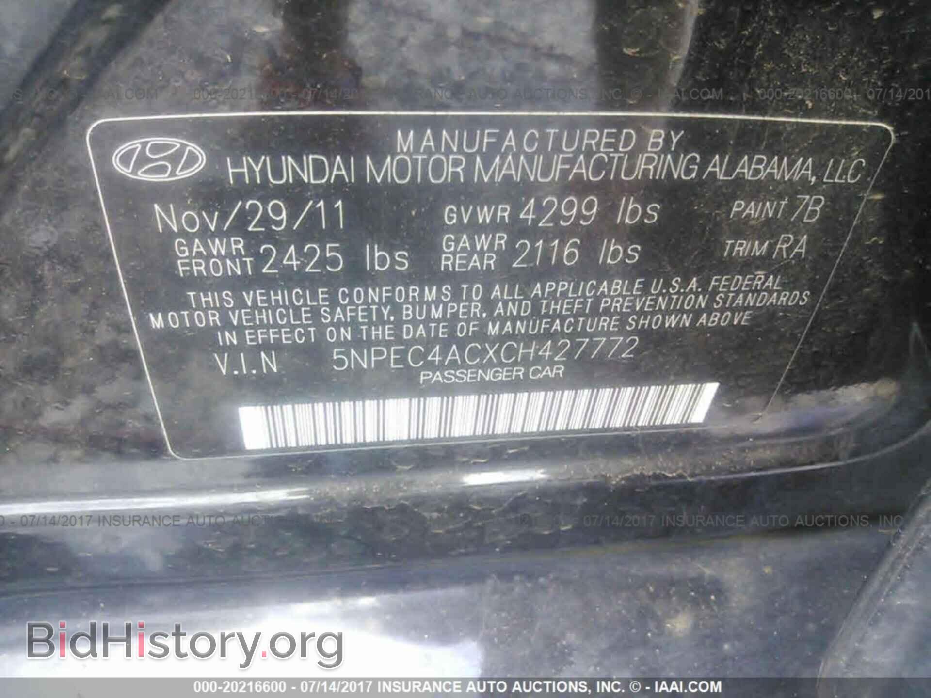 2012 Hyundai Sonata - VIN: 5NPEC4ACXCH427772 - Photo 9
