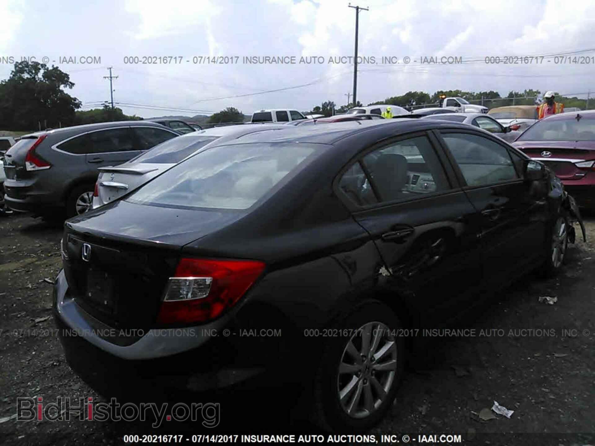 2012 Honda Civic - VIN: 19XFB2F84CE009373 - Фото 4