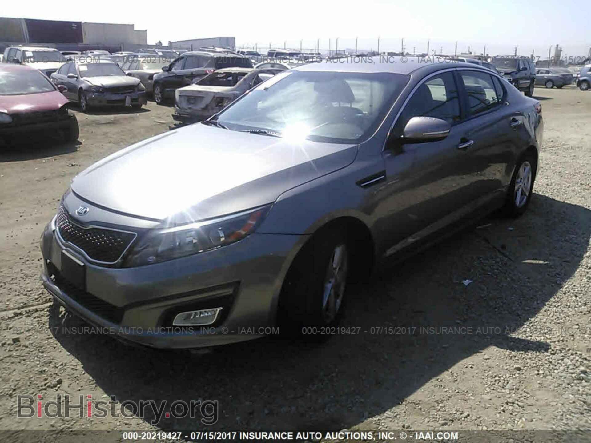 2014 Kia Optima - VIN: 5XXGM4A72EG269175 - Фото 2