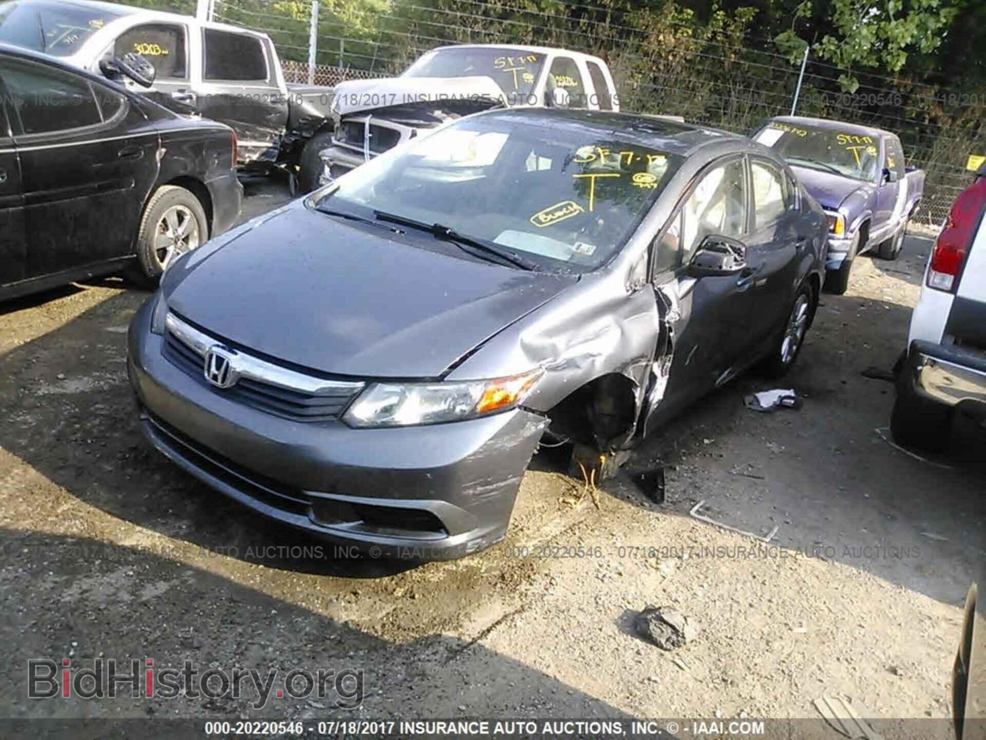 2012 Honda Civic - VIN: 19XFB2F9XCE337373 - Фото 2