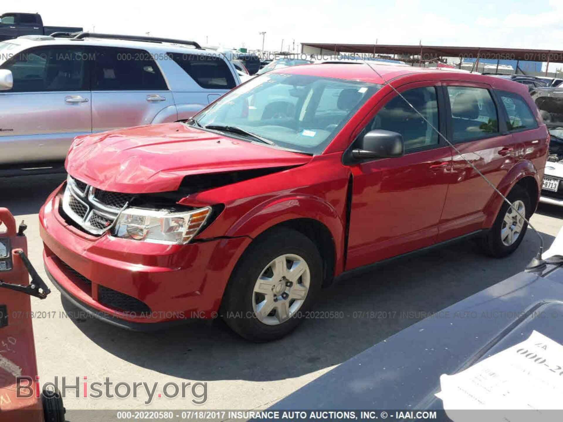 2012 Dodge Journey - VIN: 3C4PDCAB0CT262001 - Фото 2