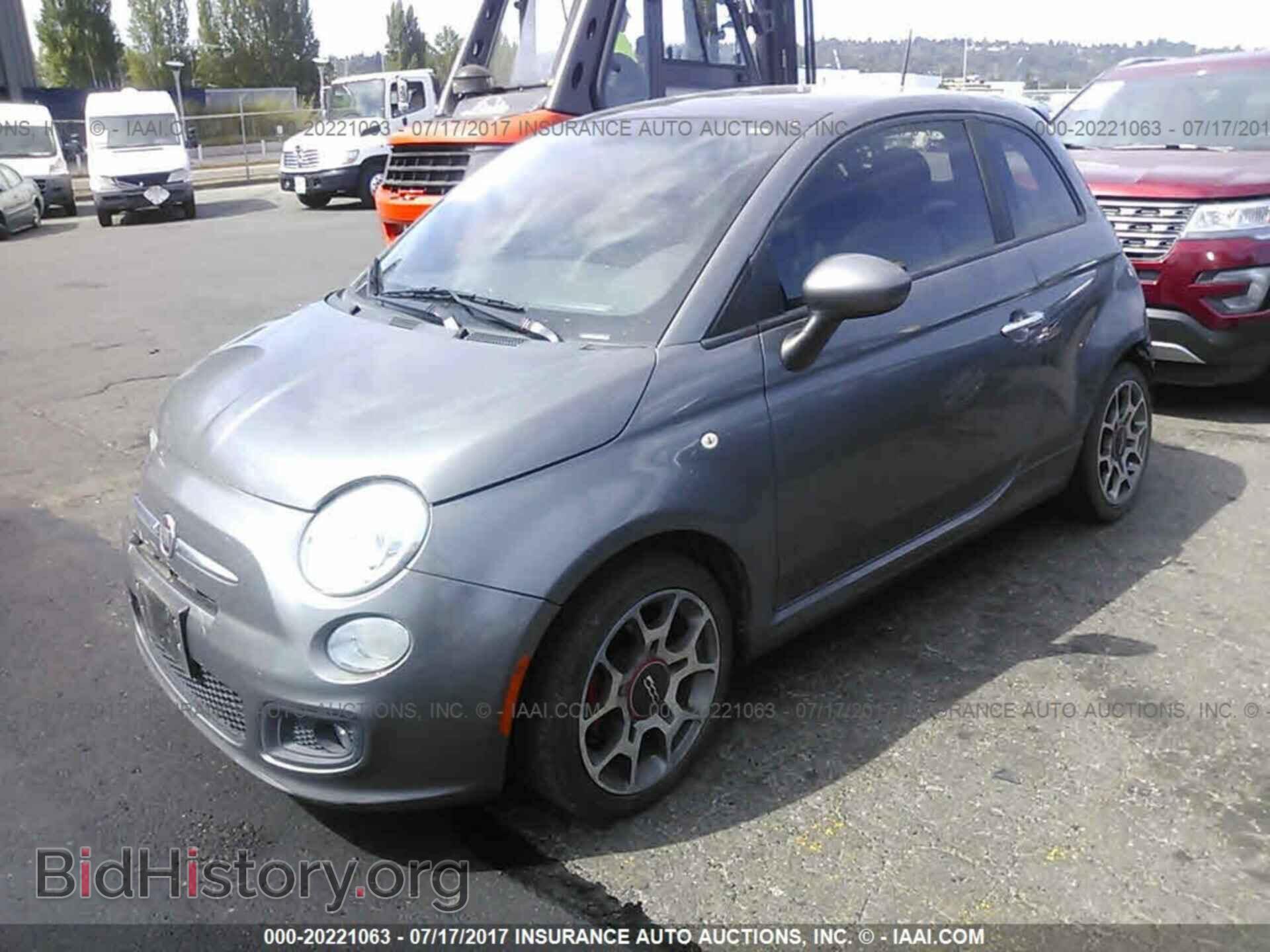 2012 Fiat 500 - VIN: 3C3CFFBR2CT106066 - Фото 2