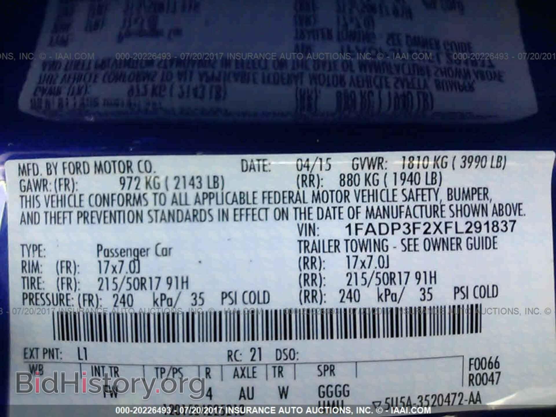 2015 Ford Focus - VIN: 1FADP3F2XFL291837 - Photo 9
