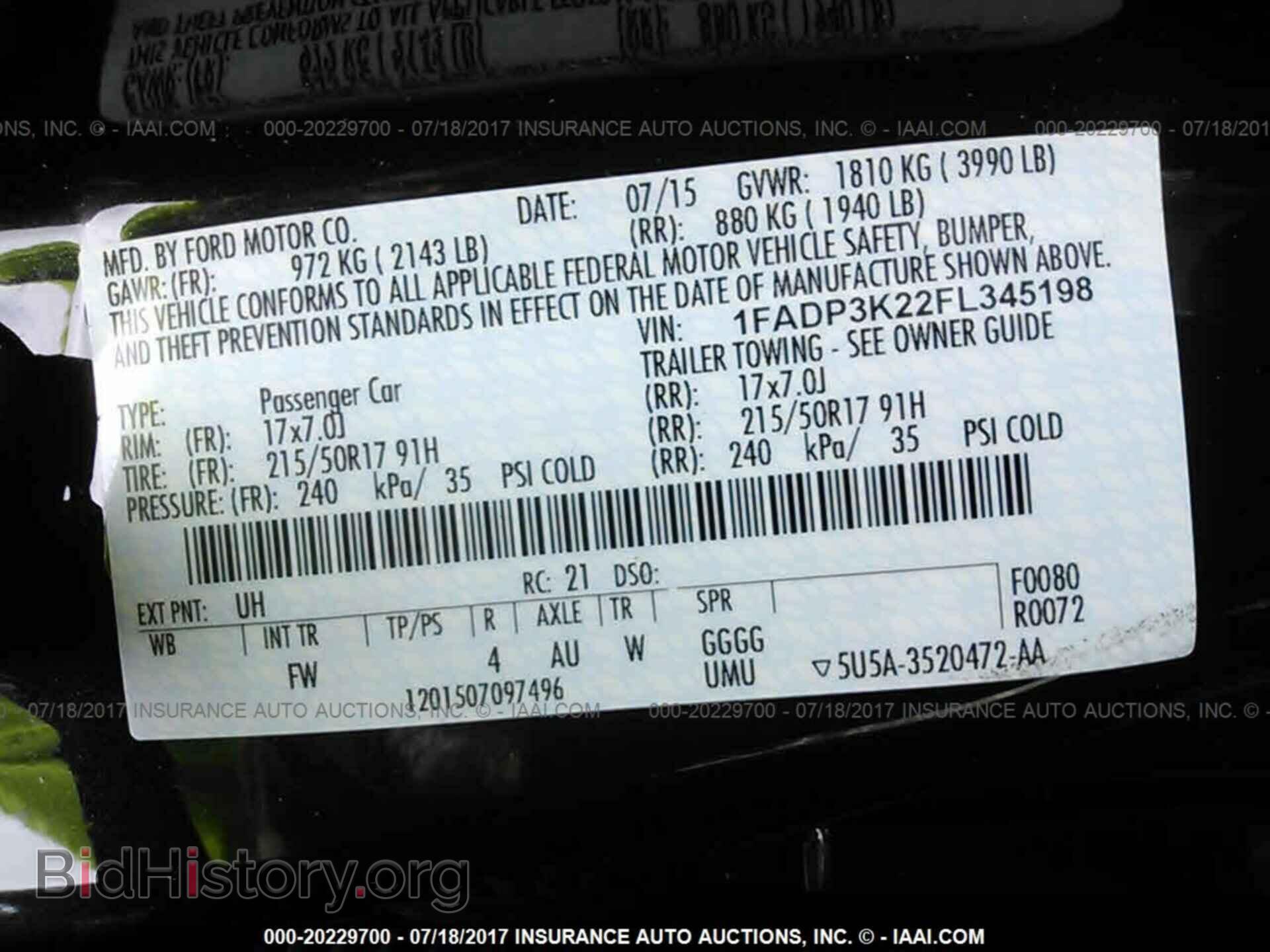 2015 Ford Focus - VIN: 1FADP3K22FL345198 - Photo 9
