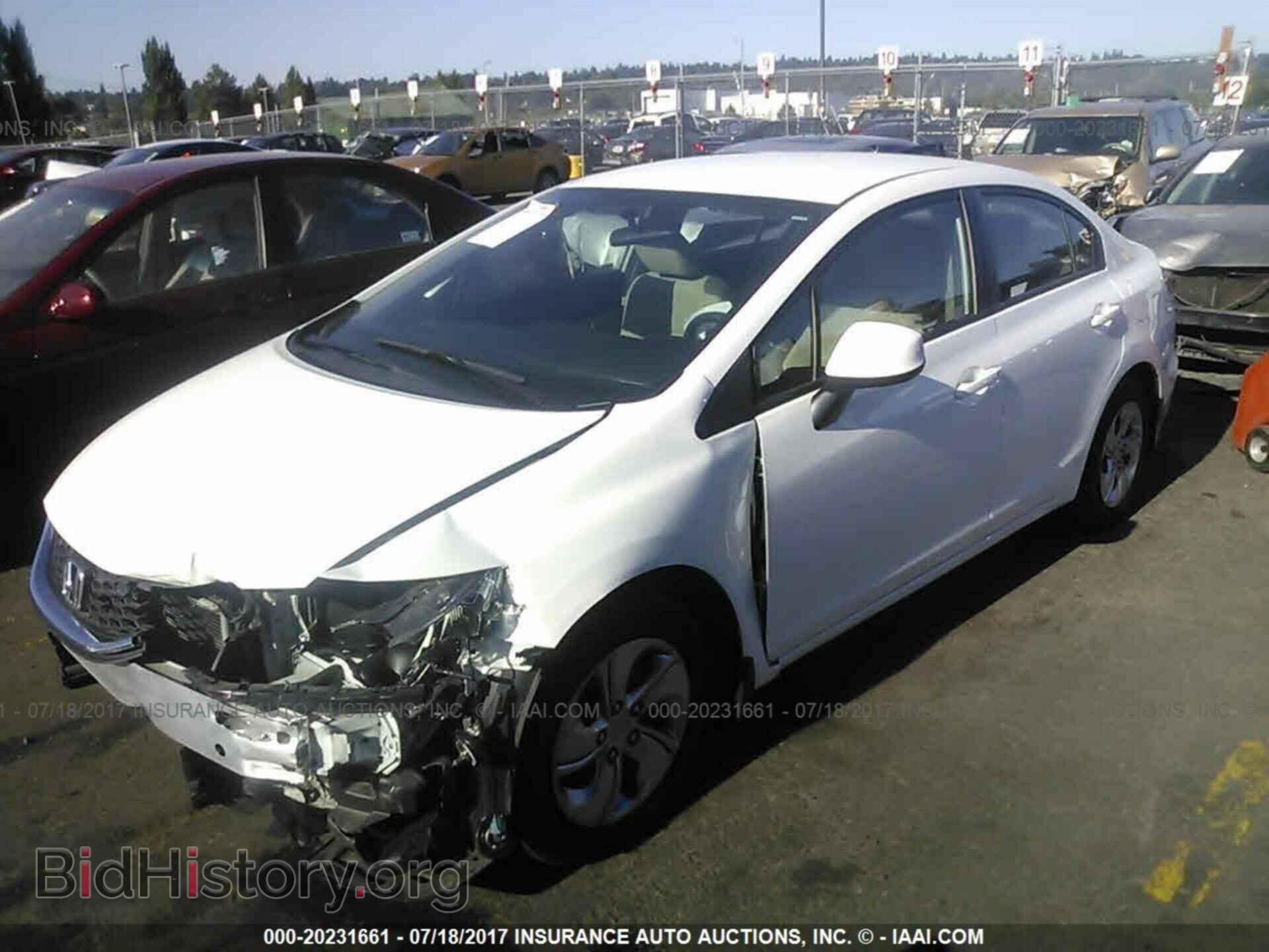 2013 Honda Civic - VIN: 19XFB2F59DE222875 - Фото 2
