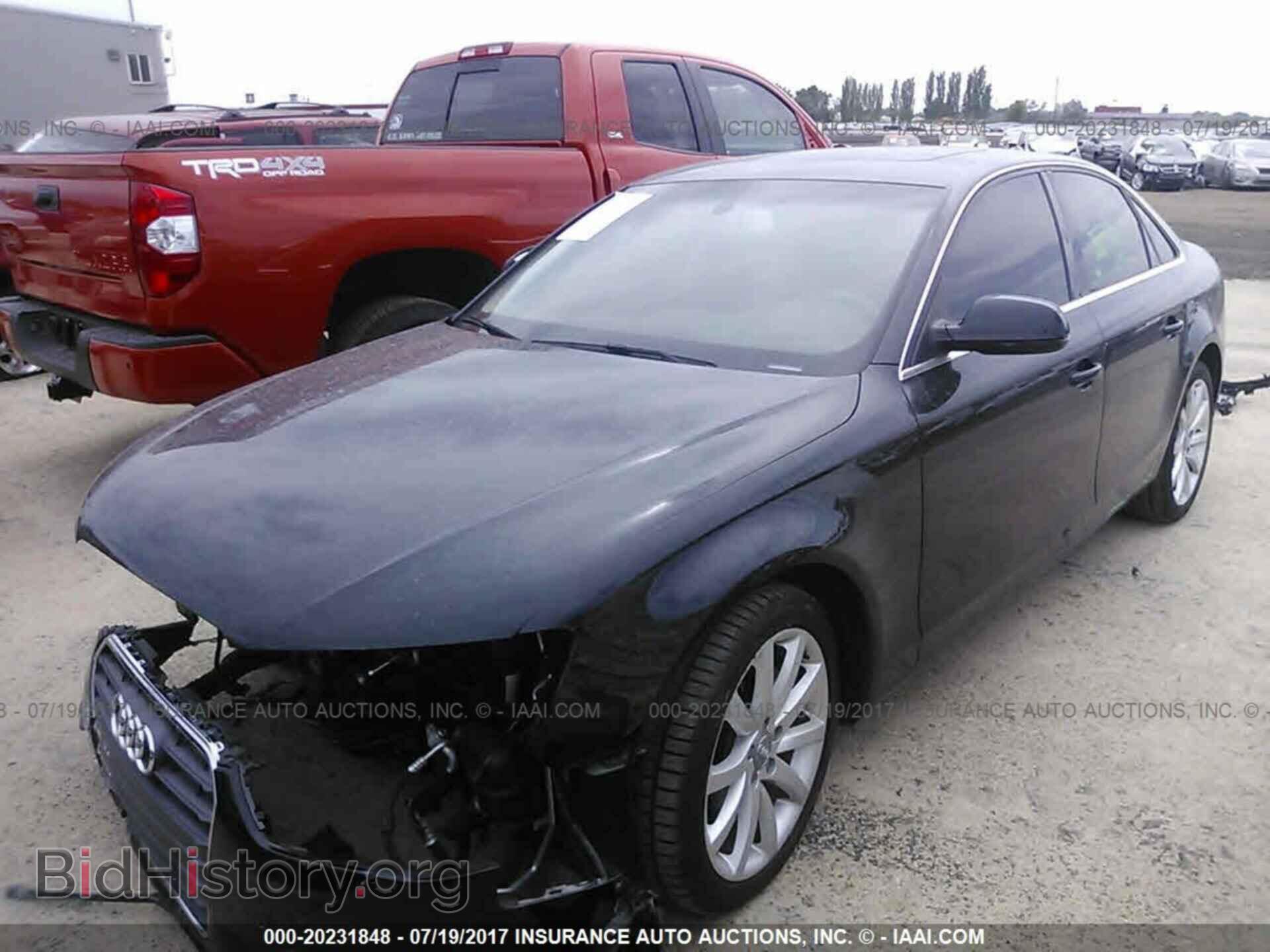 2013 Audi A4 - VIN: WAUAFAFL5DA162858 - Фото 2