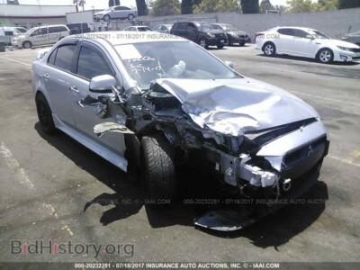 2014 Mitsubishi LANCER, серебристый — VIN JA32U8FW1EU005925, IAAI