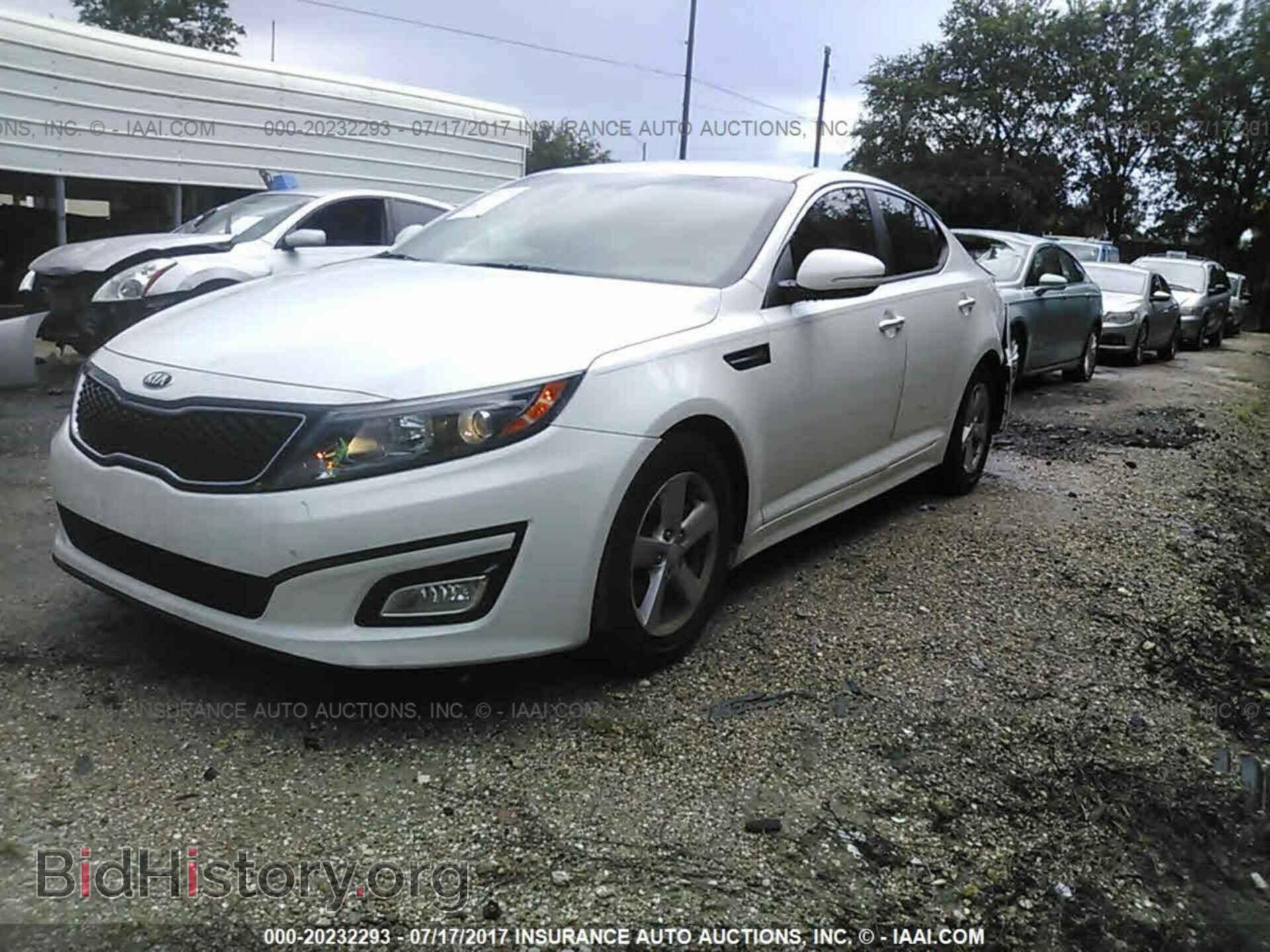 2015 Kia Optima - VIN: 5XXGM4A74FG450456 - Фото 2