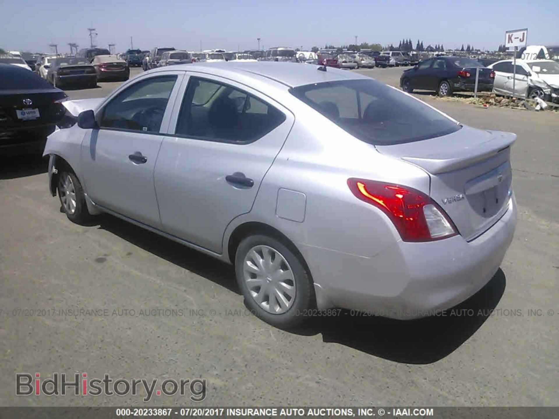 2014 Nissan Versa - VIN: 3N1CN7AP1EL834150 - Фото 3