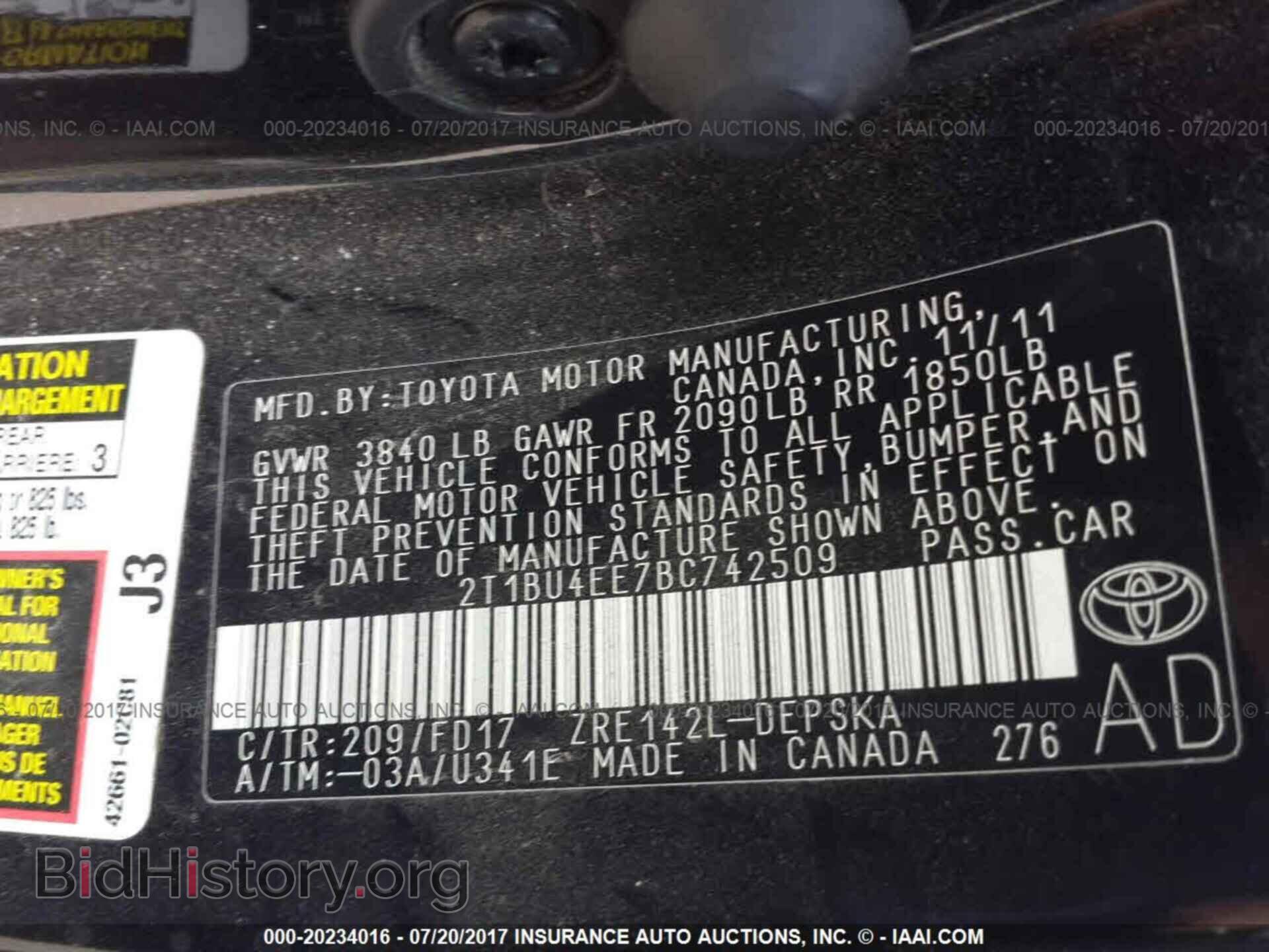 2011 Toyota Corolla - VIN: 2T1BU4EE7BC742509 - Photo 9