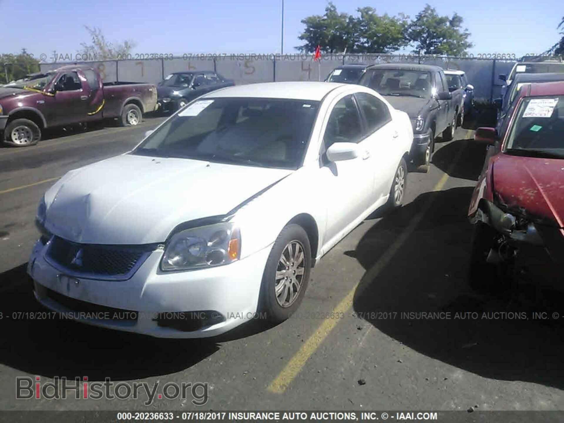 2012 Mitsubishi Galant - VIN: 4A32B2FF3CE019592 - Фото 2