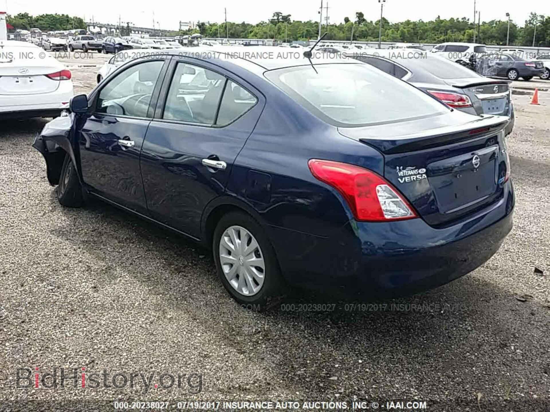 2014 Nissan Versa - VIN: 3N1CN7AP5EL801670 - Фото 3