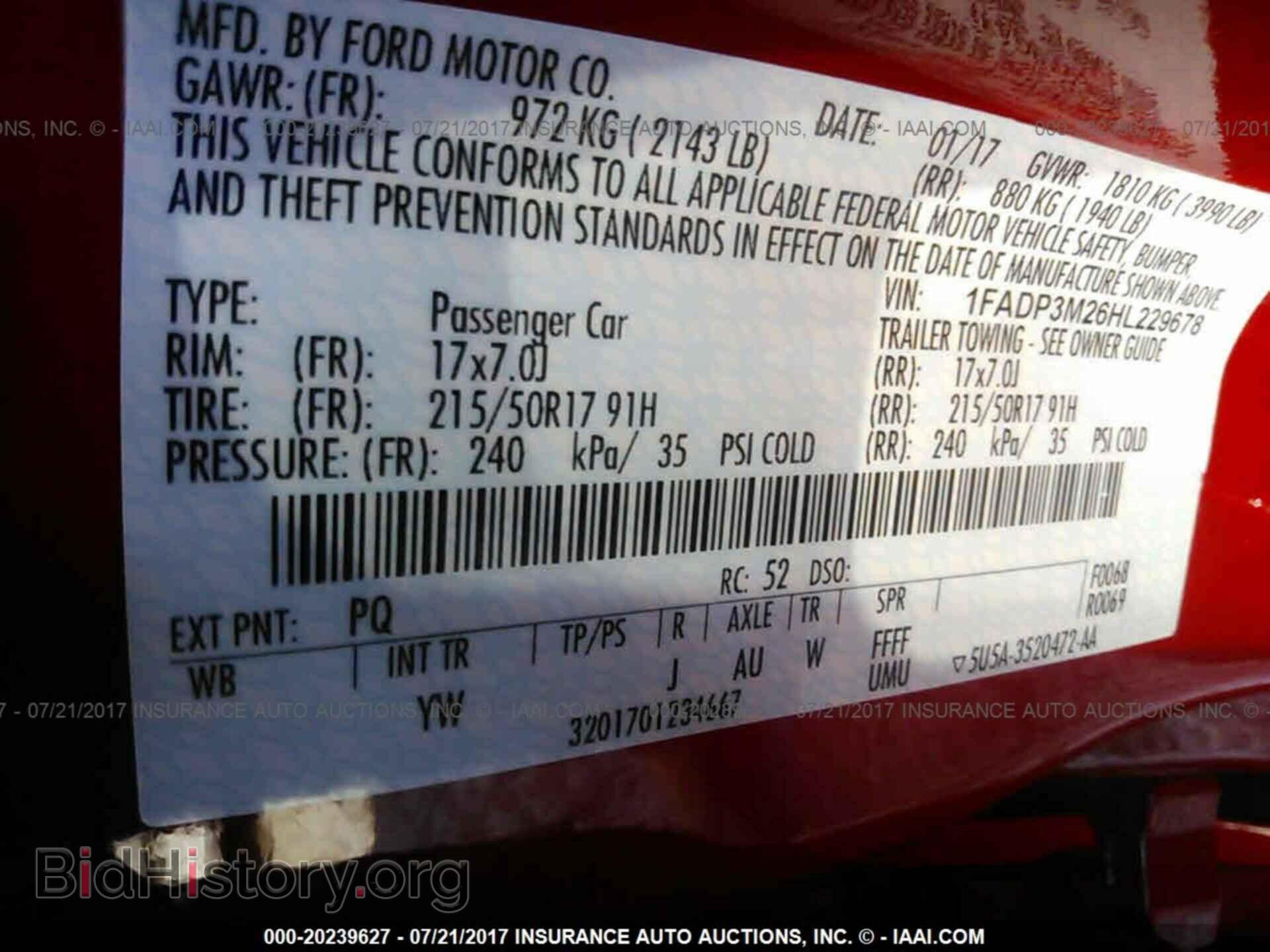 2017 Ford Focus - VIN: 1FADP3M26HL229678 - Photo 9