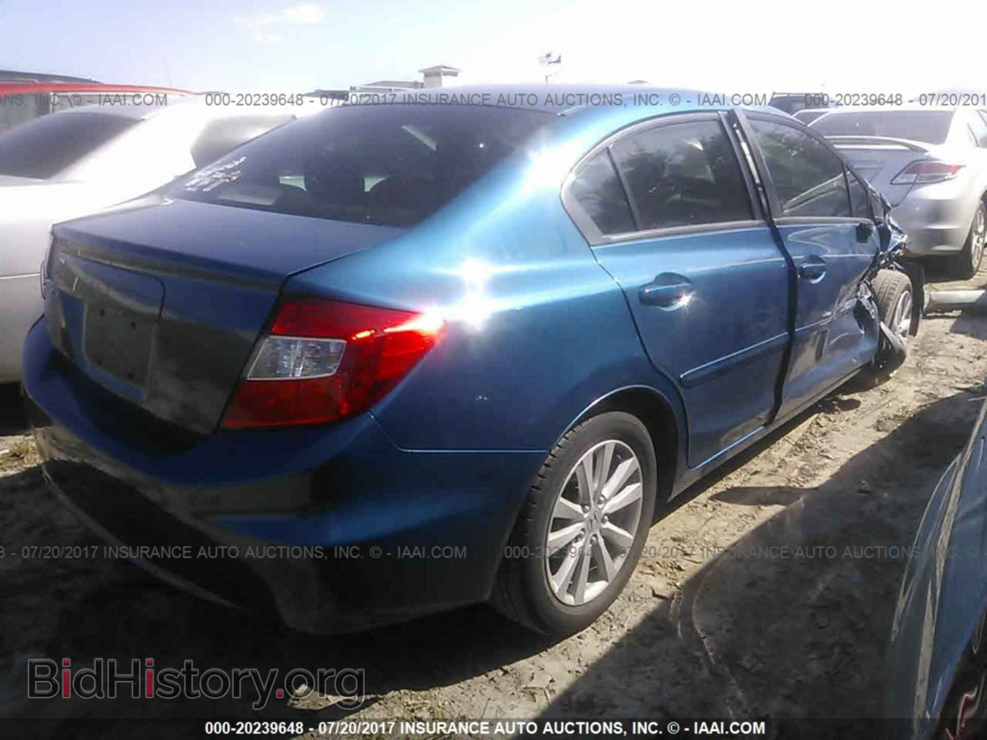 2012 Honda Civic - VIN: 2HGFB2F83CH550534 - Фото 4