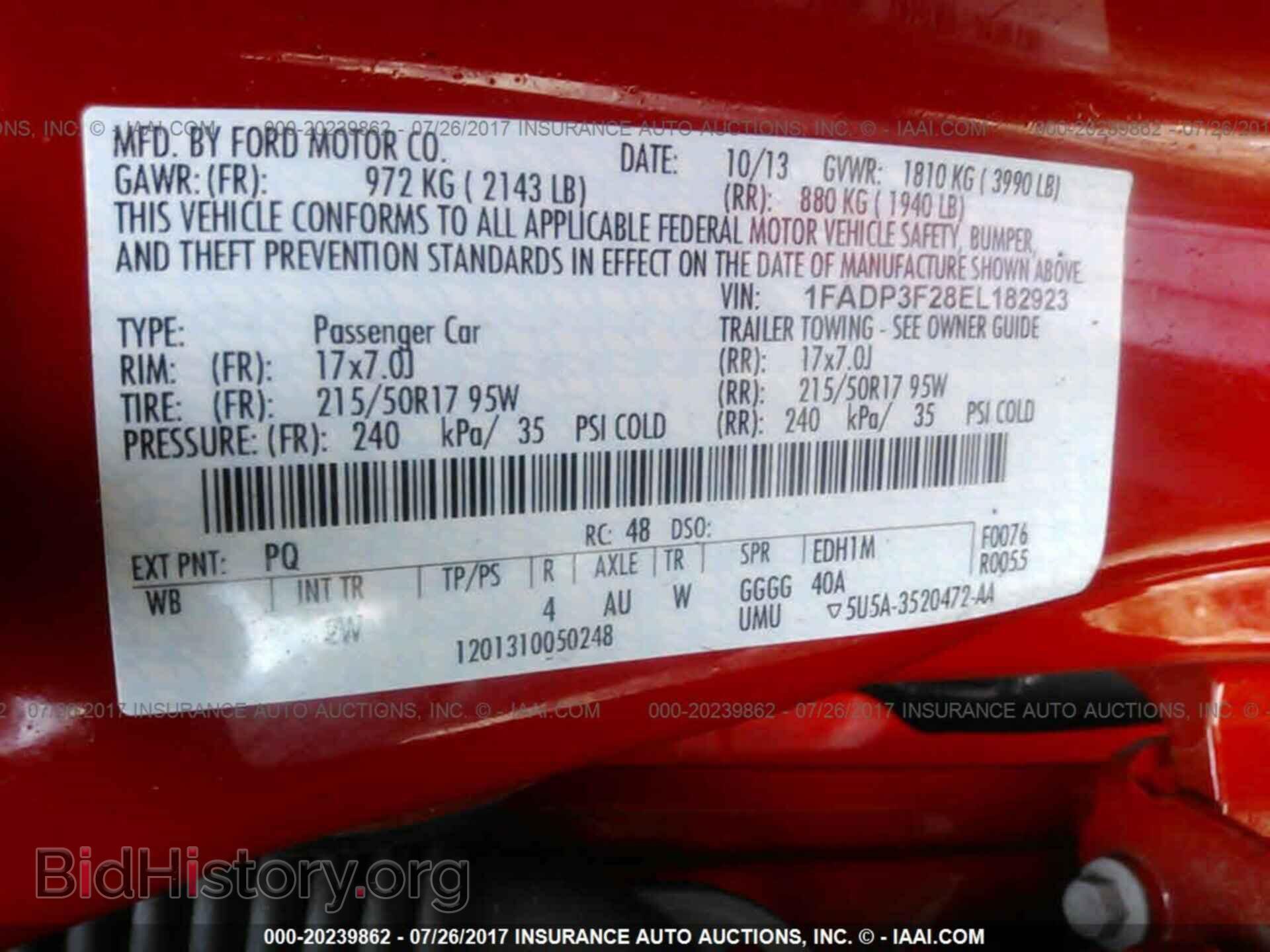 2014 Ford Focus - VIN: 1FADP3F28EL182923 - Фото 9