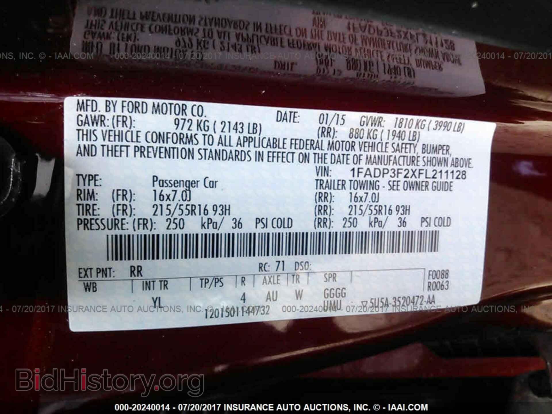 2015 Ford Focus - VIN: 1FADP3F2XFL211128 - Photo 9