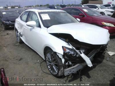 2014 Lexus IS, белый — VIN JTHBF1D27E5013233, IAAI