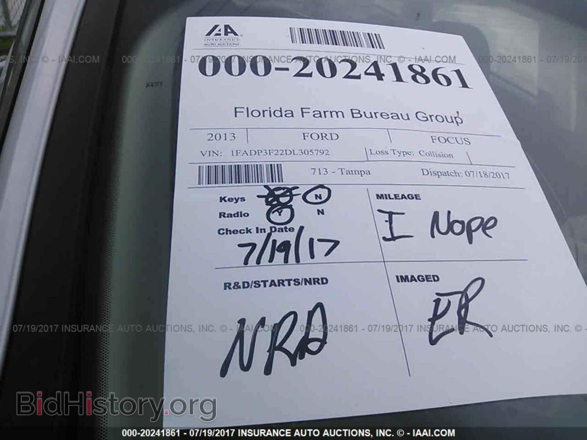 2013 Ford Focus - VIN: 1FADP3F22DL305792 - Photo 7